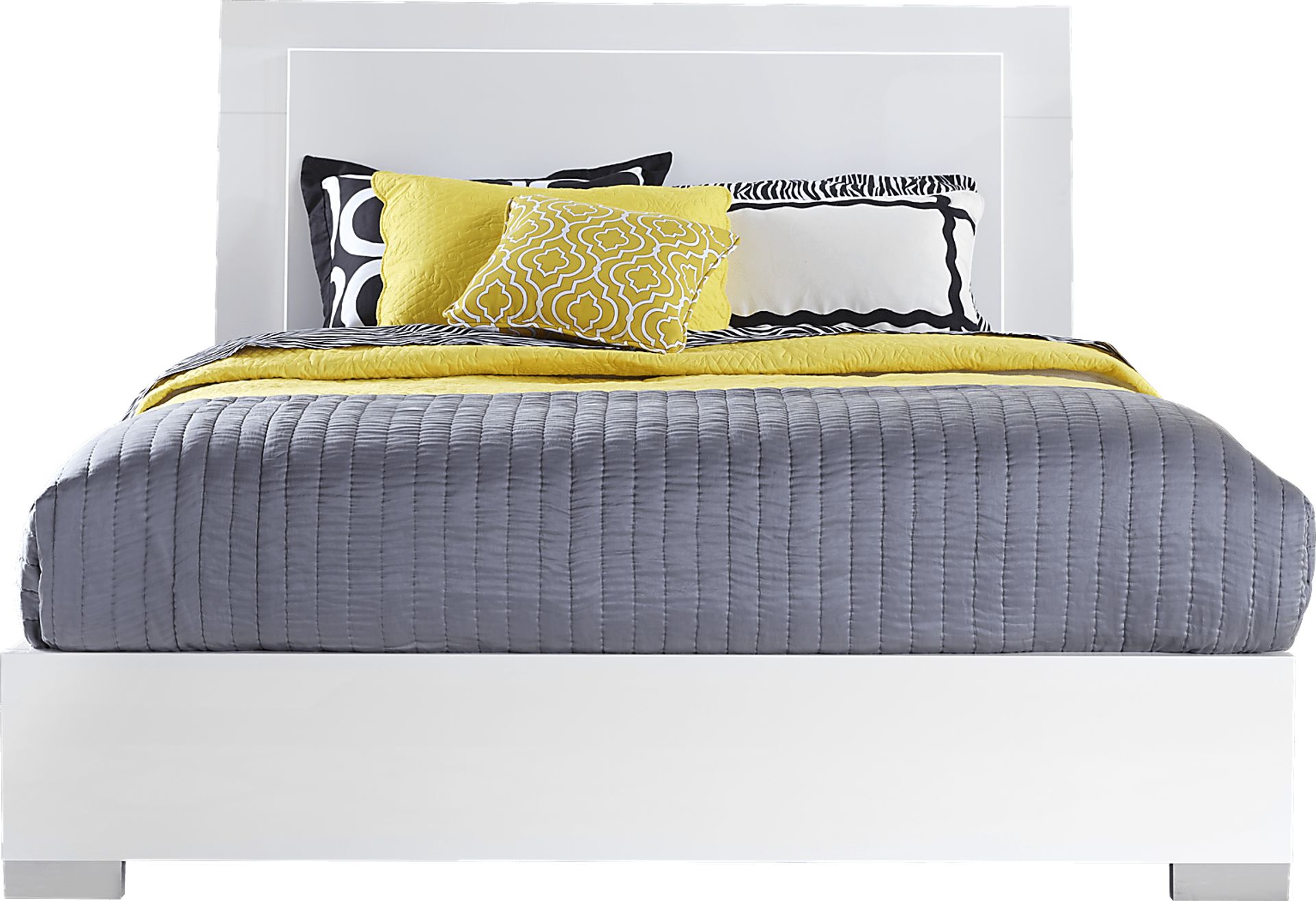 Valmont White 3 Pc Queen Bed - Image 1