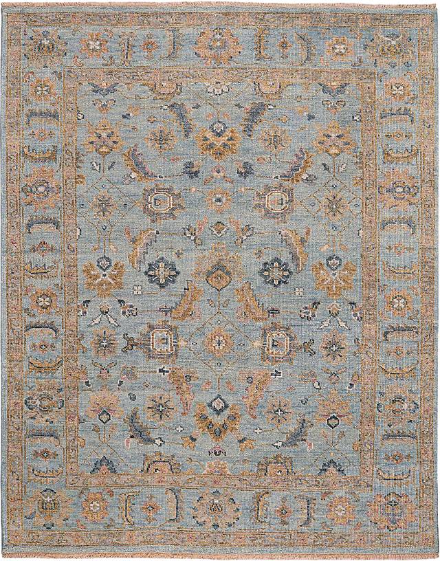 Valnia Blue/Multi 3' x 5' Rug - Thumbnail - Image 1