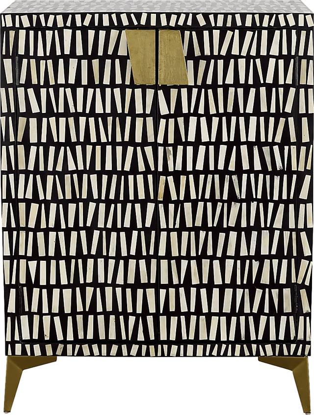 Valona Black Accent Cabinet - Thumbnail - Image 3
