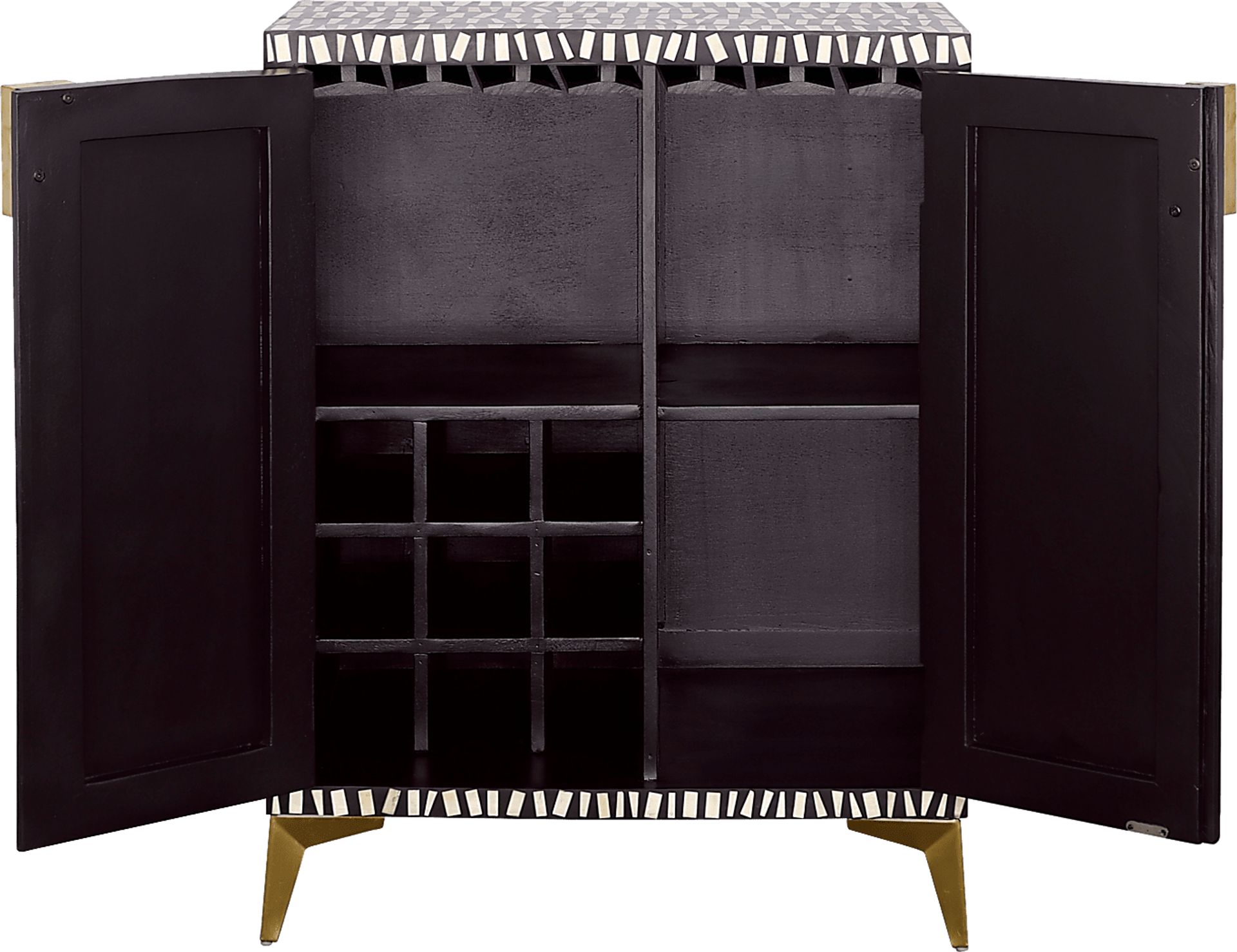 Valona Black Accent Cabinet - Image 4