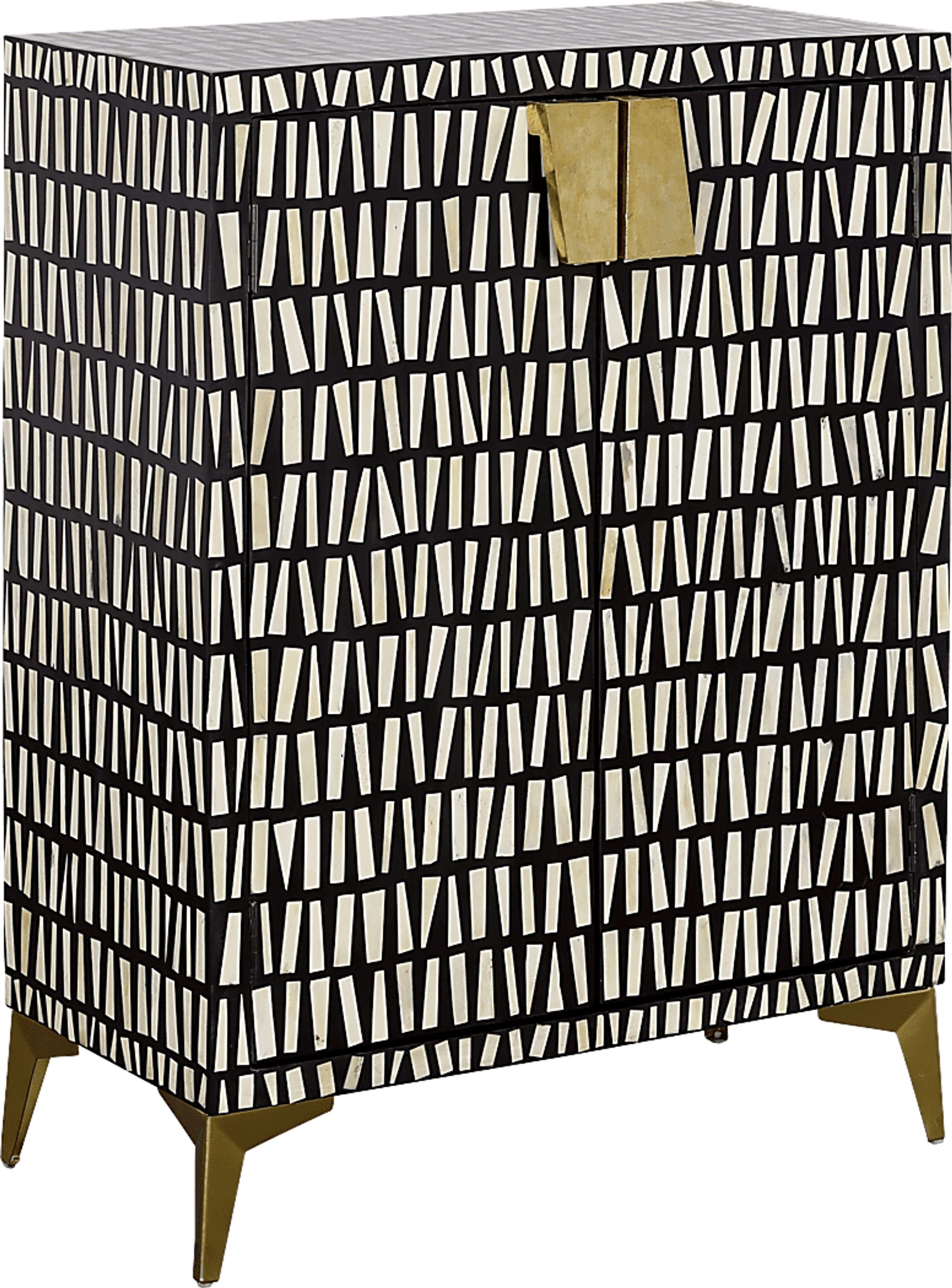 Valona Black Accent Cabinet - Image 1