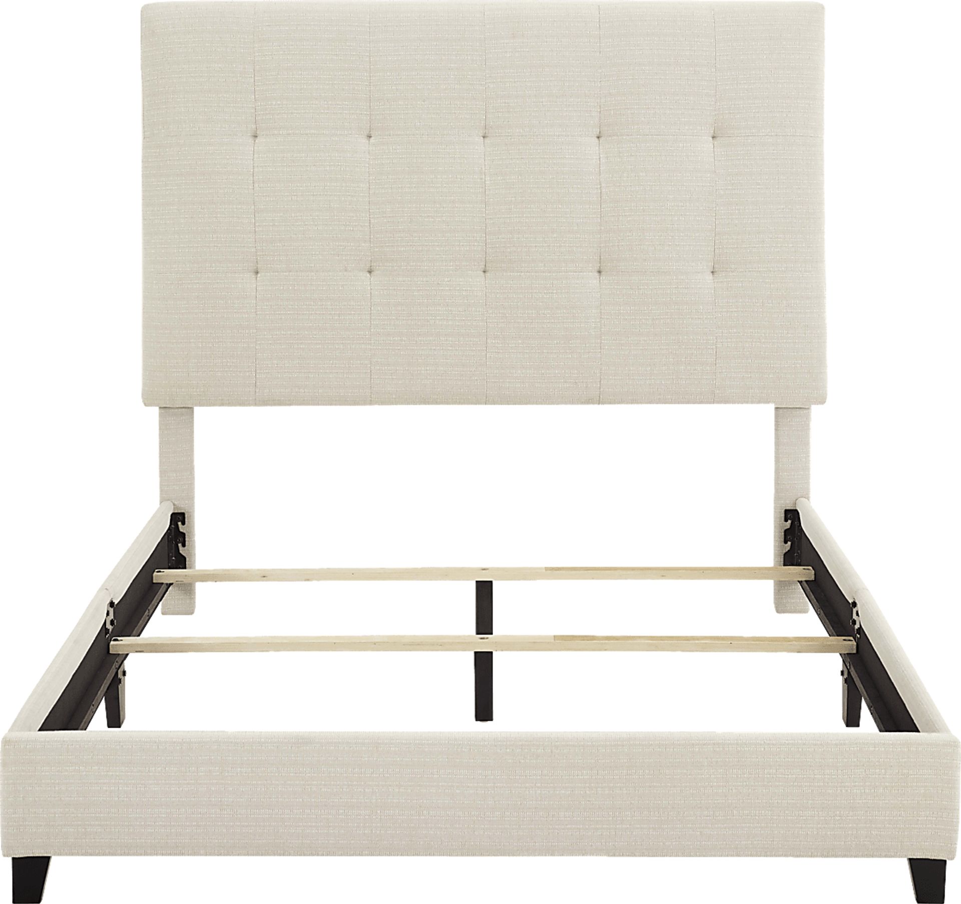 Valria Beige Queen Upholstered Bed - Image 6