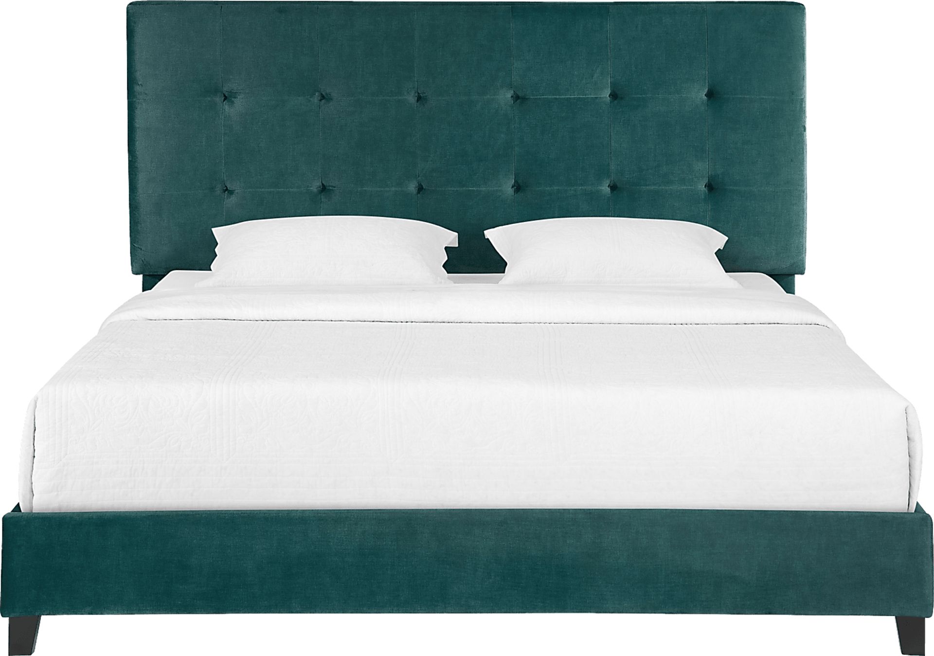 Valria Green King Upholstered Bed - Image 4