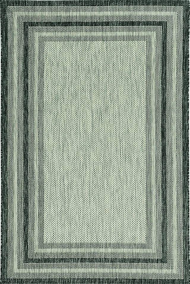 Valtry Gray 7'10 x 10'10 Indoor/Outdoor Rug - Thumbnail - Image 1