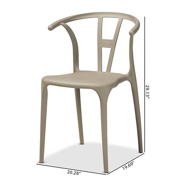 Valverde Beige Arm Chair, Set of 4 - Thumbnail - Image 8