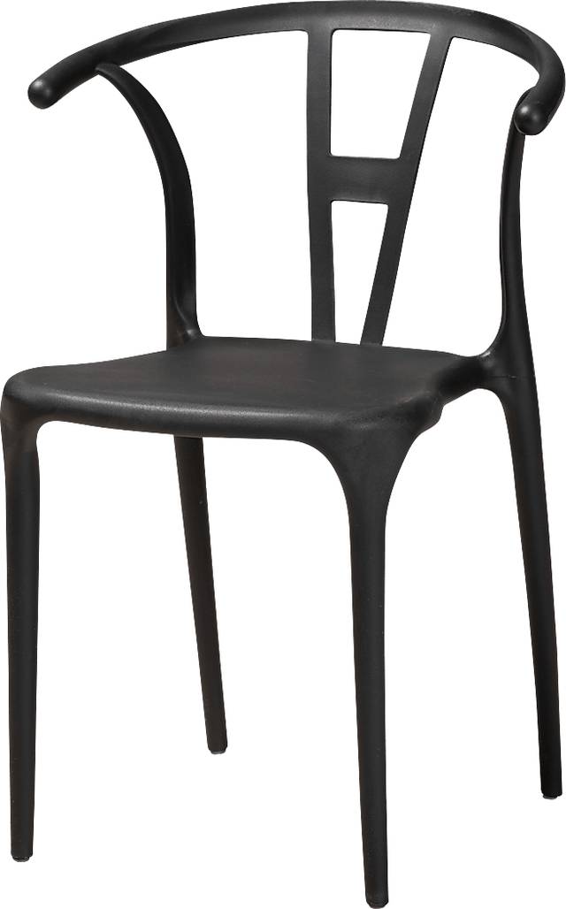 Valverde Black Arm Chair, Set of 4 - Thumbnail - Image 3