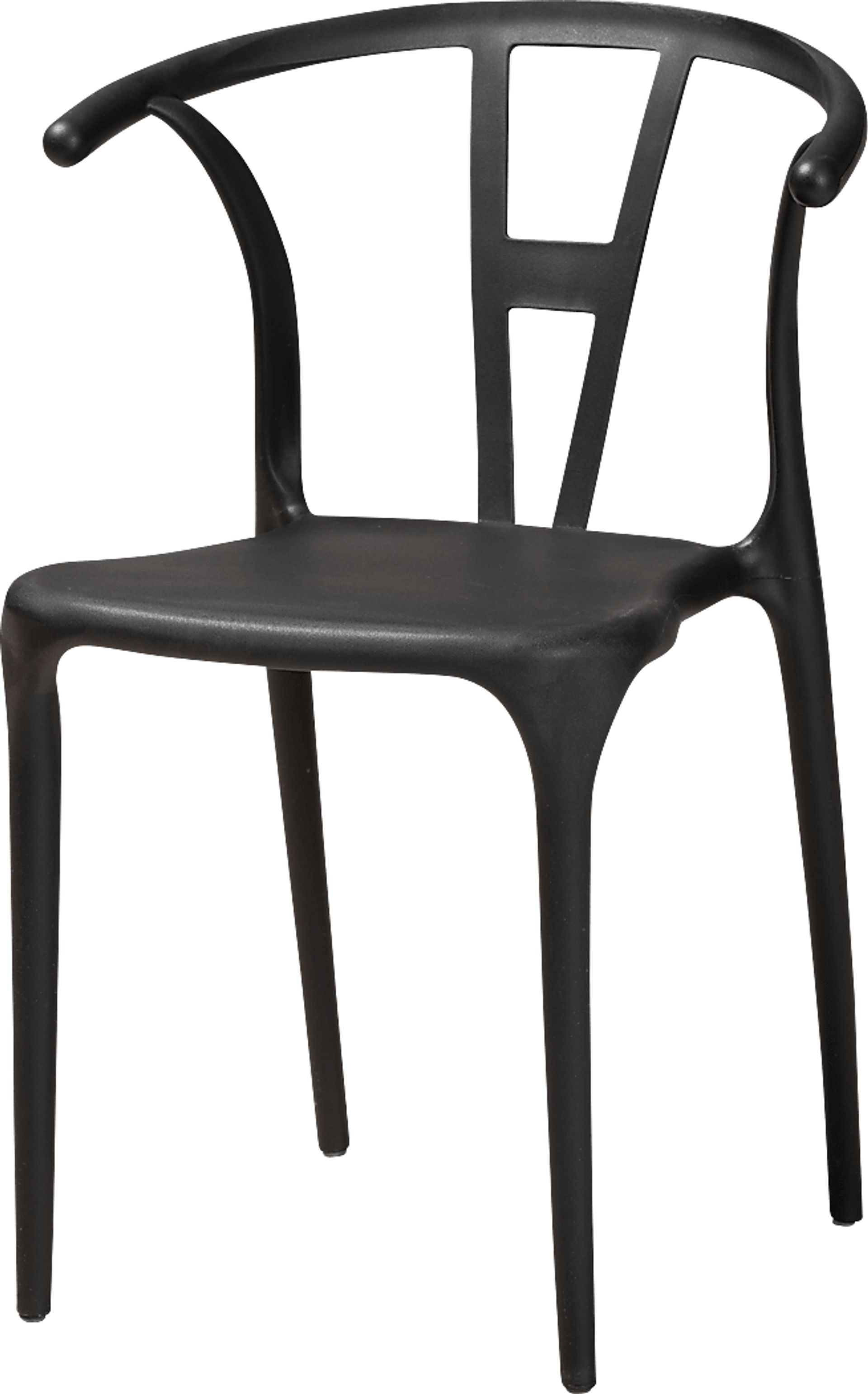 Valverde Black Arm Chair, Set of 4 - Image 3