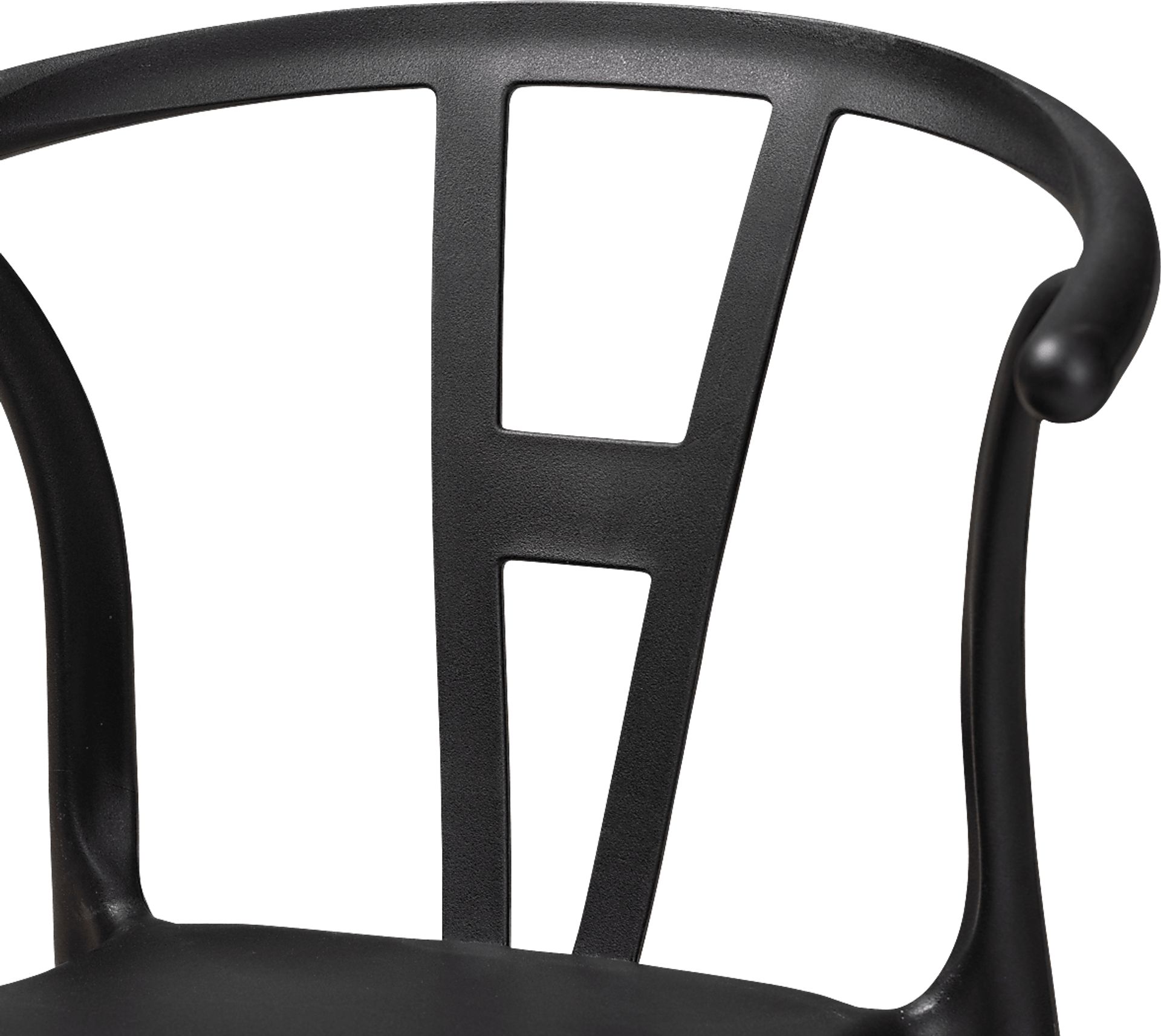 Valverde Black Arm Chair, Set of 4 - Image 4