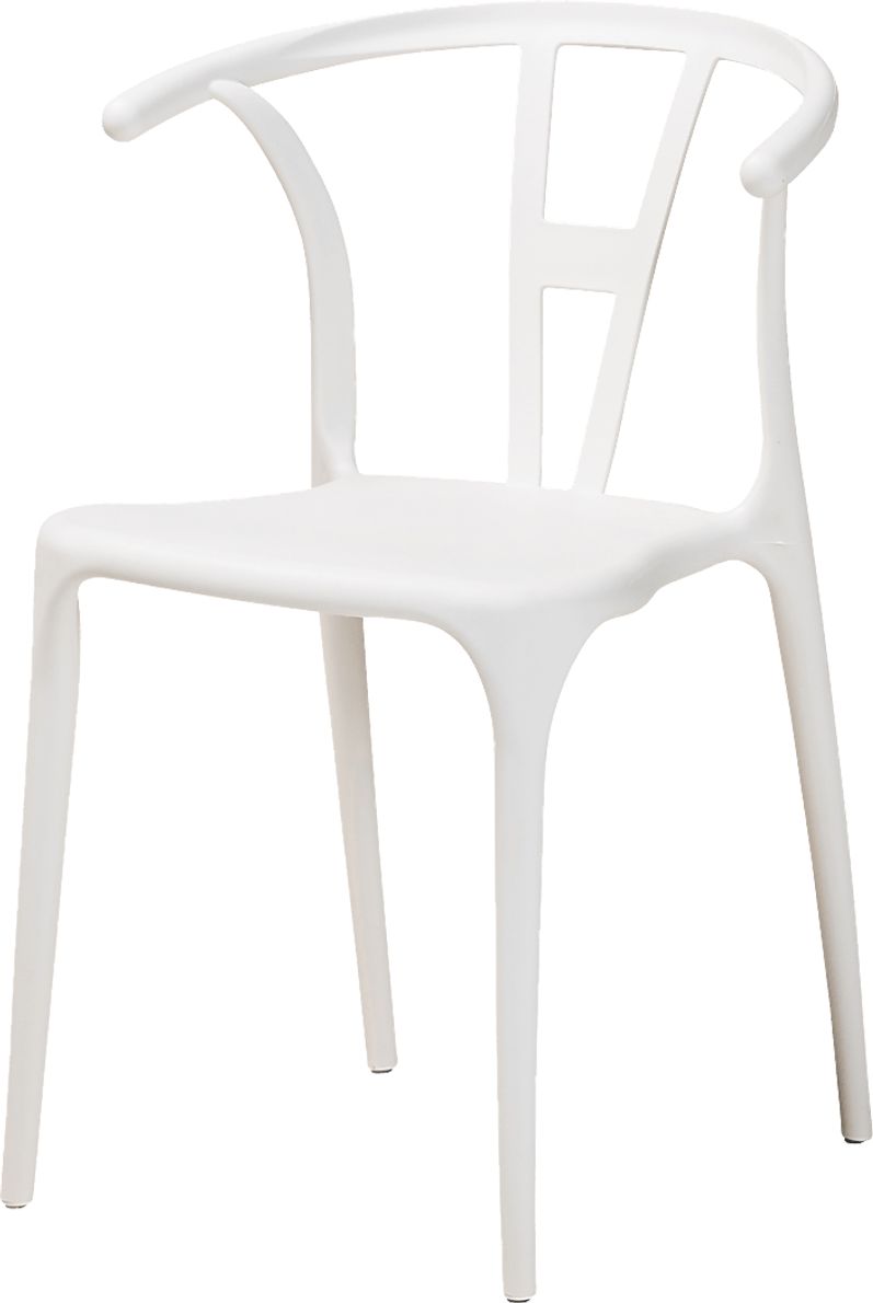 Valverde White Arm Chair Set of 4