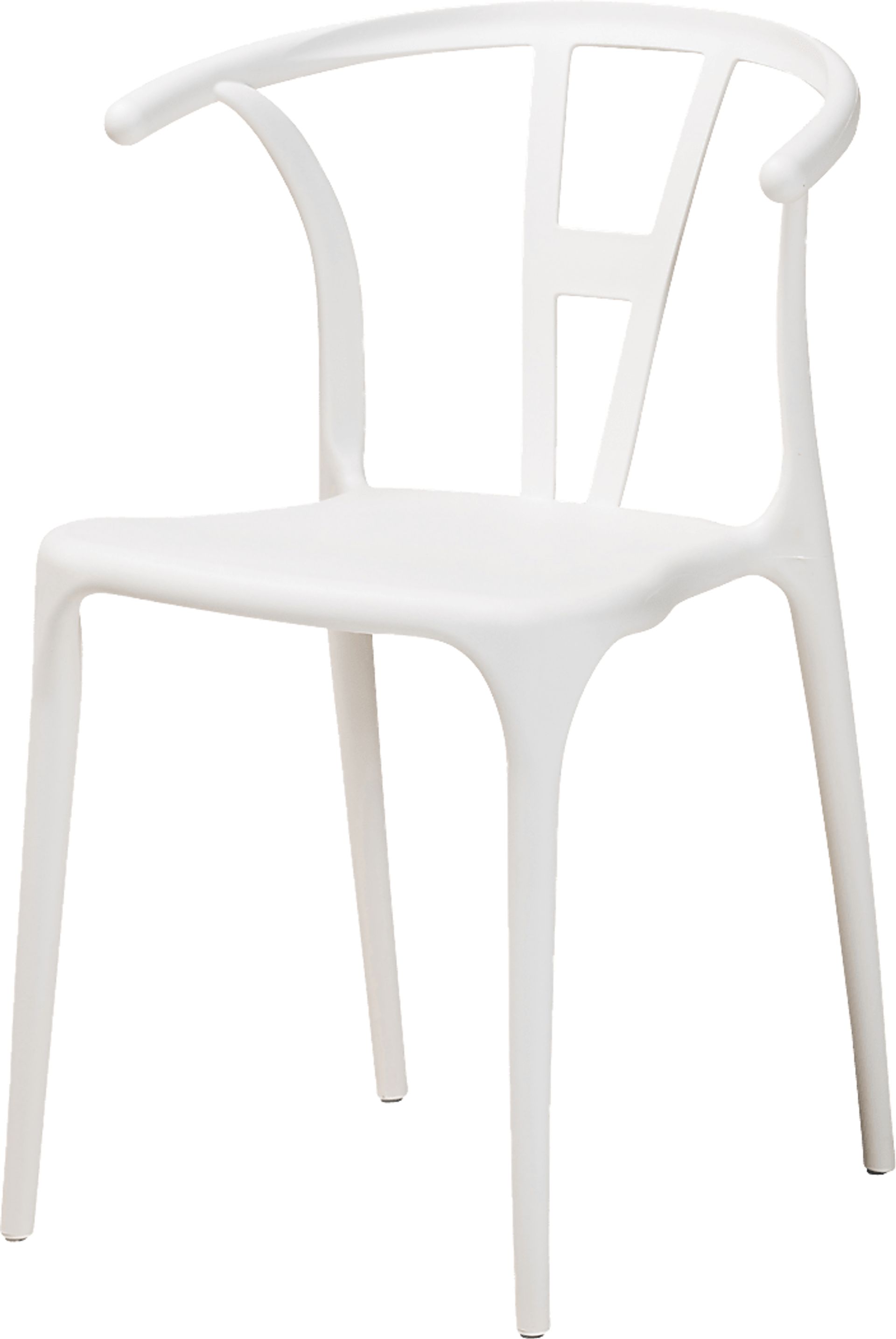 Valverde White Arm Chair, Set of 4 - Image 3