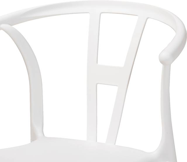 Valverde White Arm Chair, Set of 4 - Thumbnail - Image 4