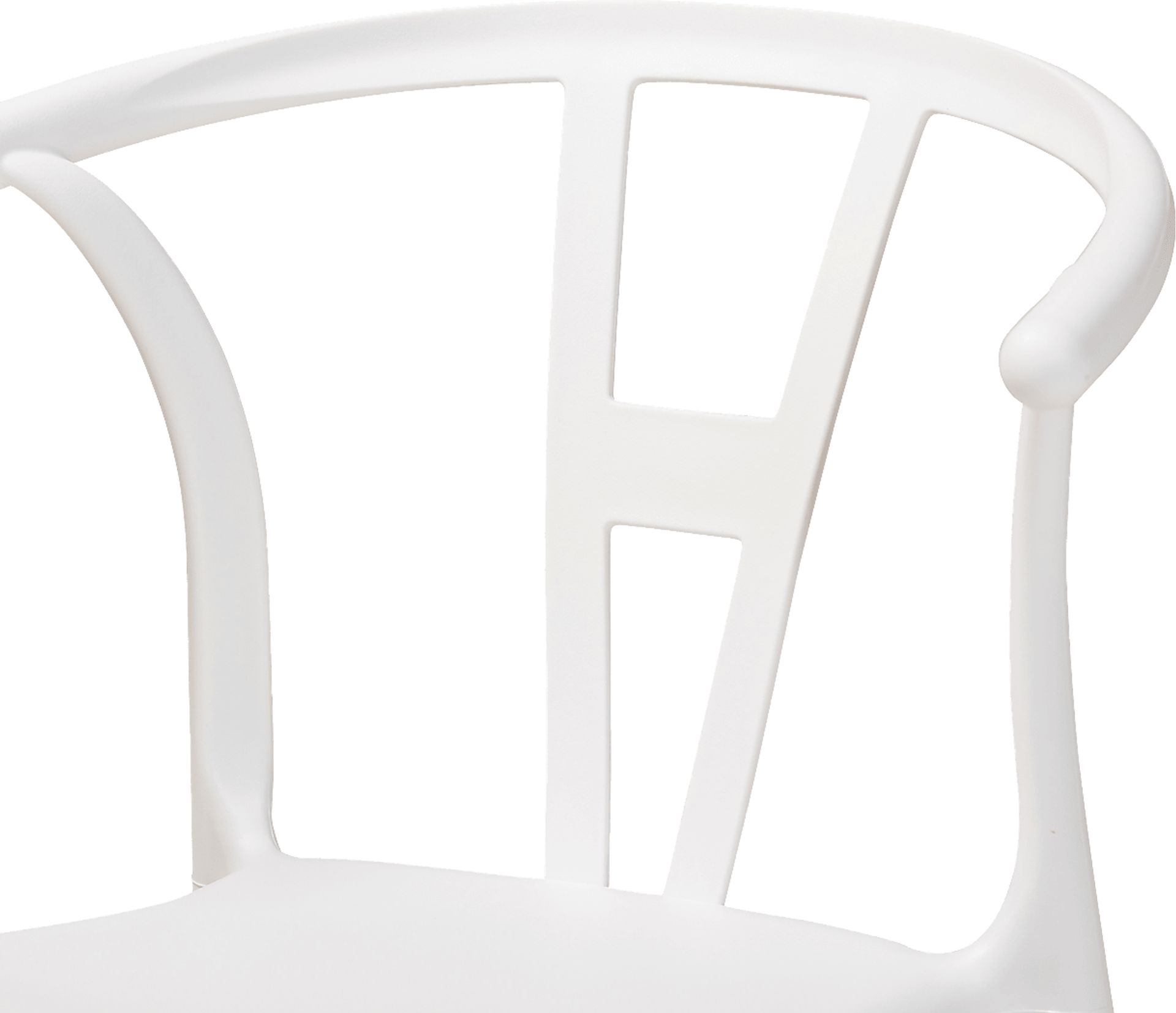 Valverde White Arm Chair, Set of 4 - Image 4