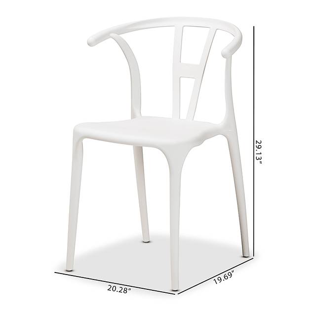 Valverde White Arm Chair, Set of 4 - Thumbnail - Image 8