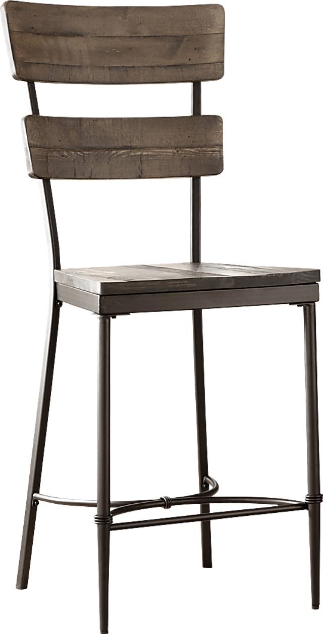 Valyermo Brown Counter Height Stool, Set of 2 - Thumbnail - Image 2