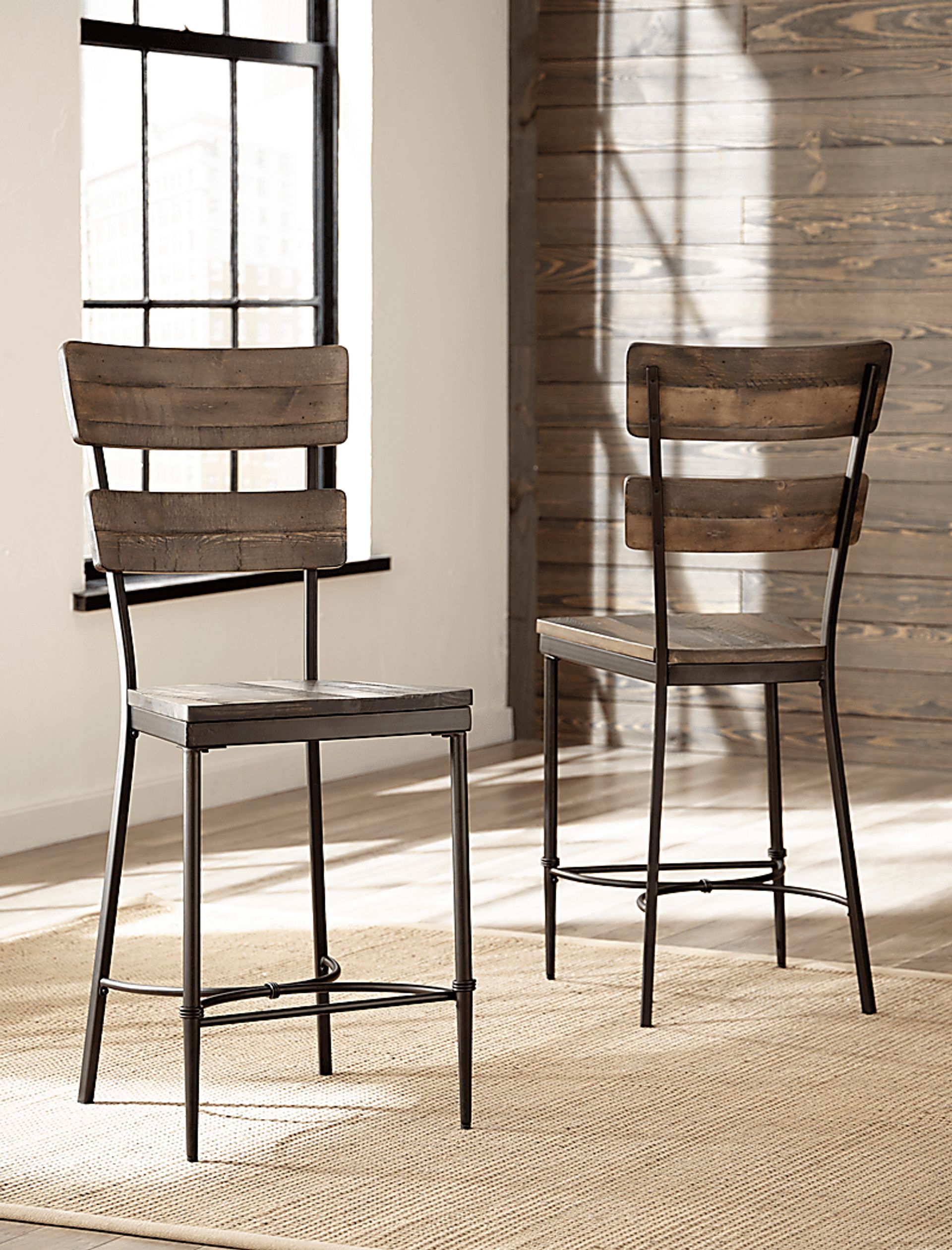 Valyermo Brown Counter Height Stool, Set of 2 - Image 3