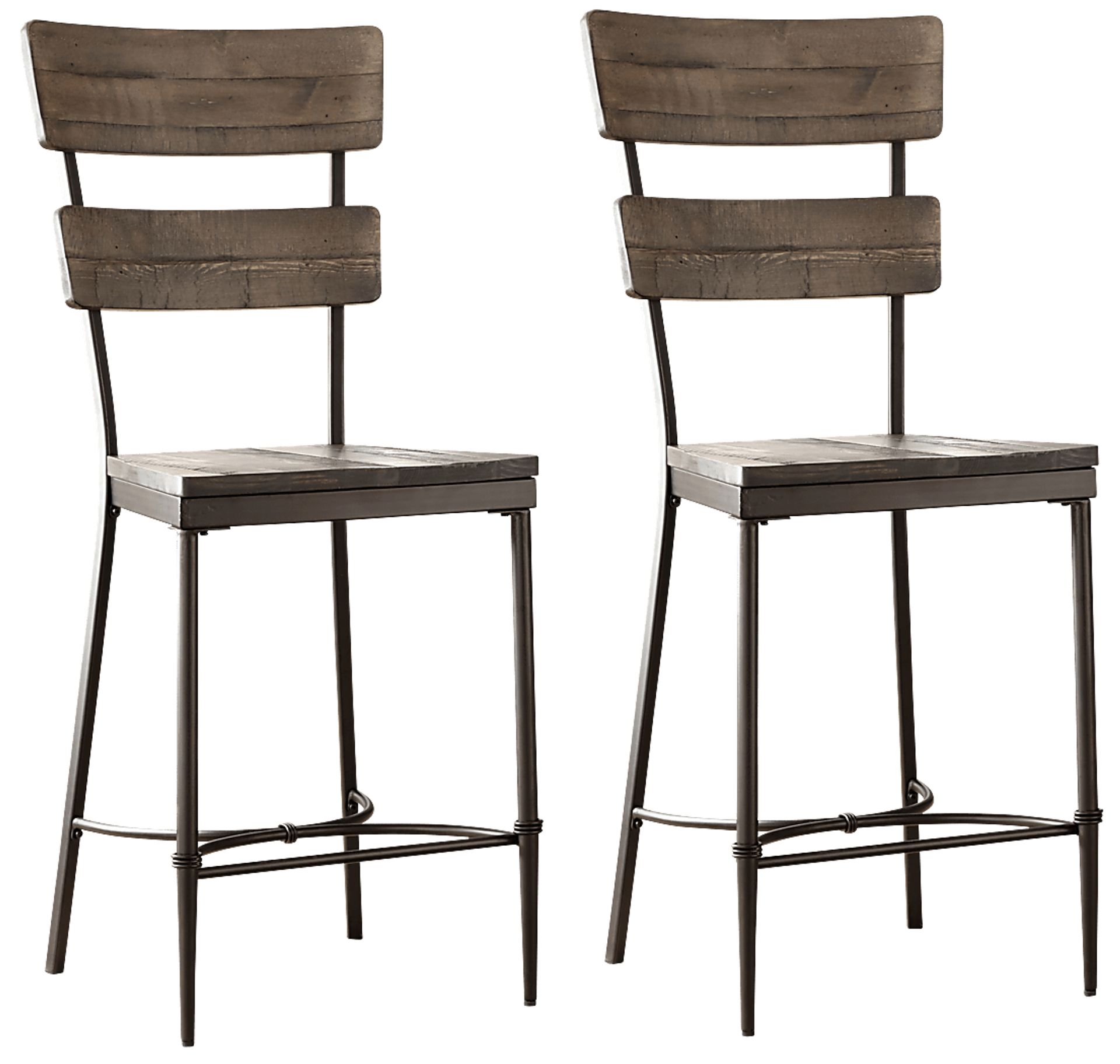 Valyermo Brown Counter Height Stool, Set of 2 - Image 1