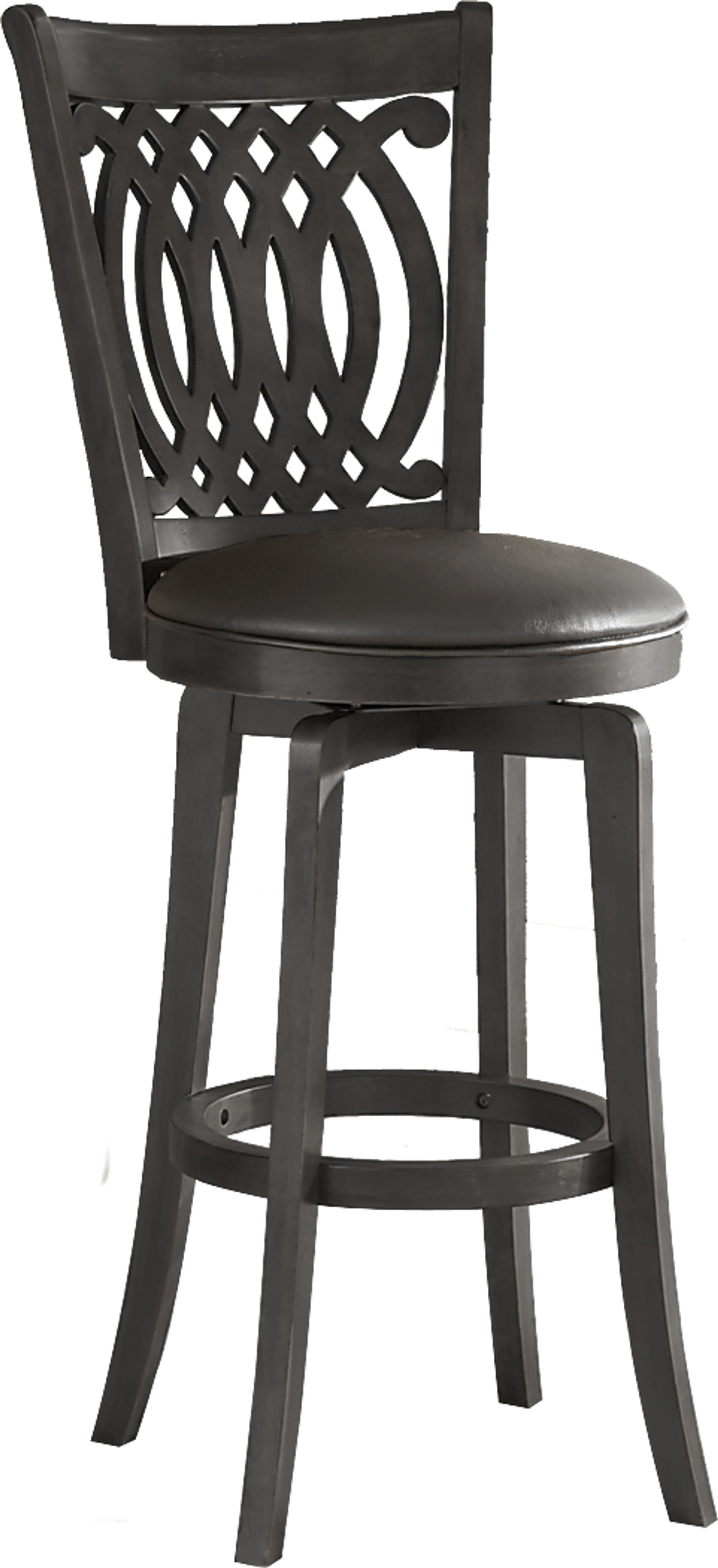 Van Draus Black Barstool - Image 1