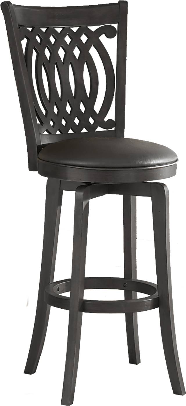 Van Draus Black Barstool - Thumbnail - Image 1
