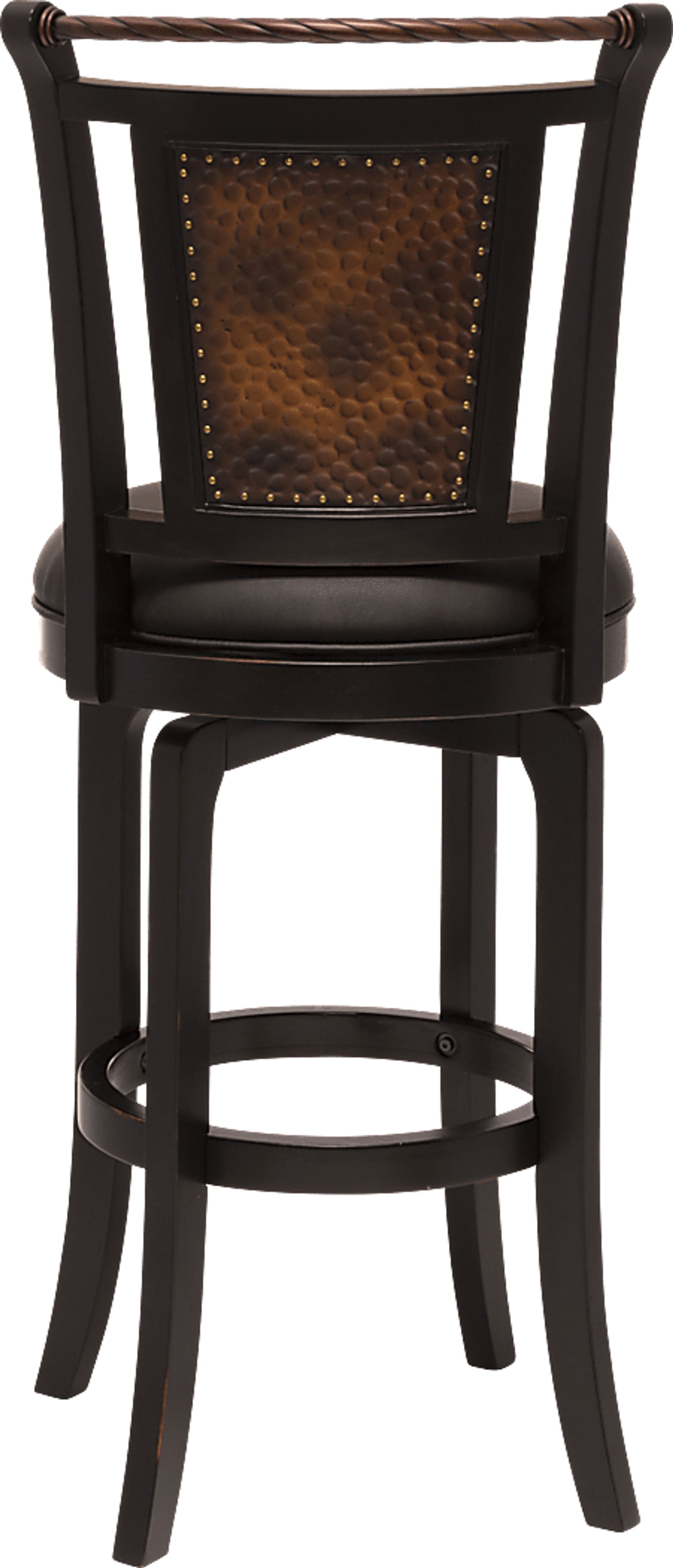 Vanburgh Black Swivel Counter Height Stool - Image 5