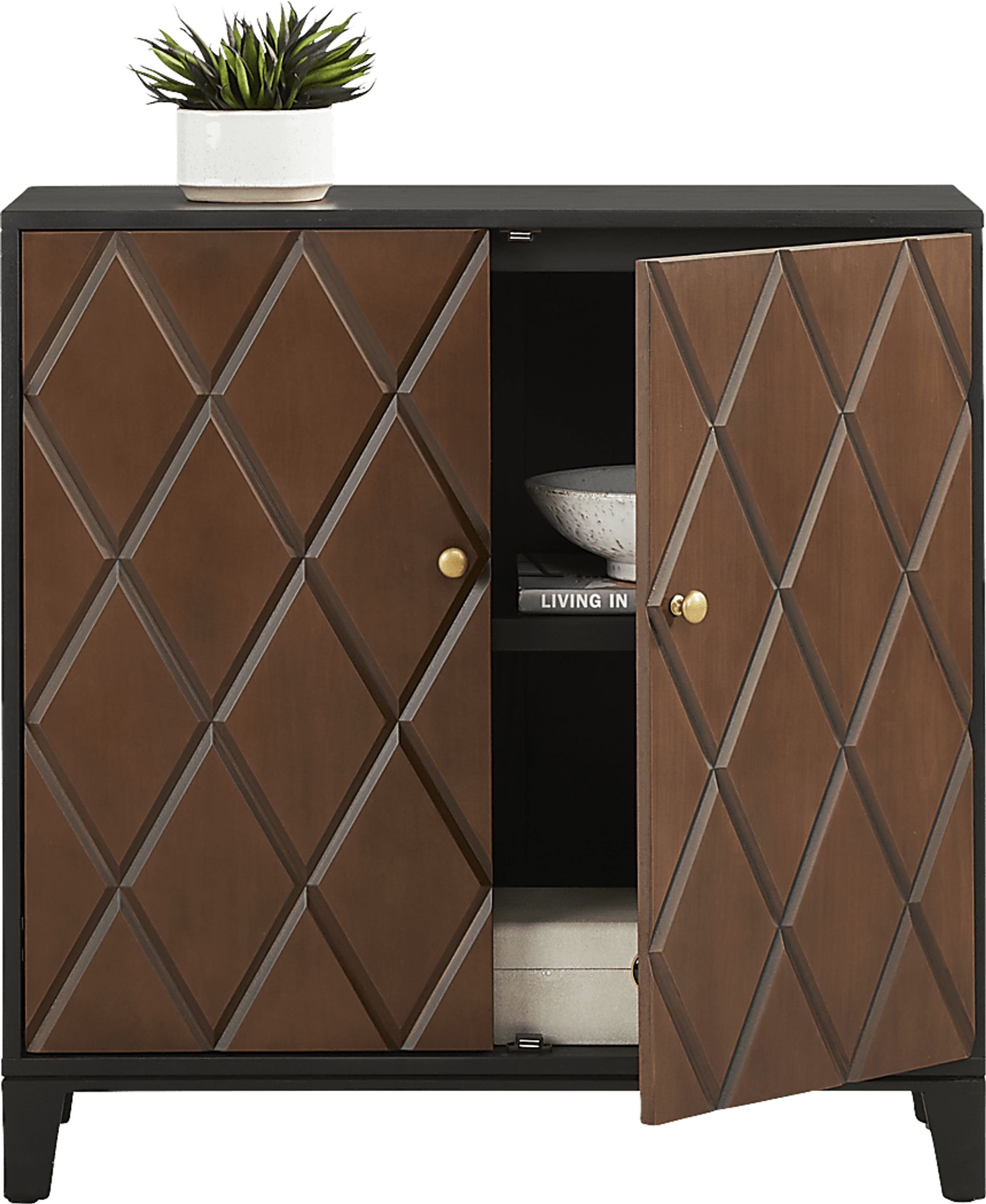 Vance Black 36 in. Cabinet - Image 2