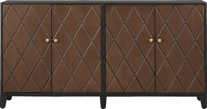Vance Black 70 in. Cabinet