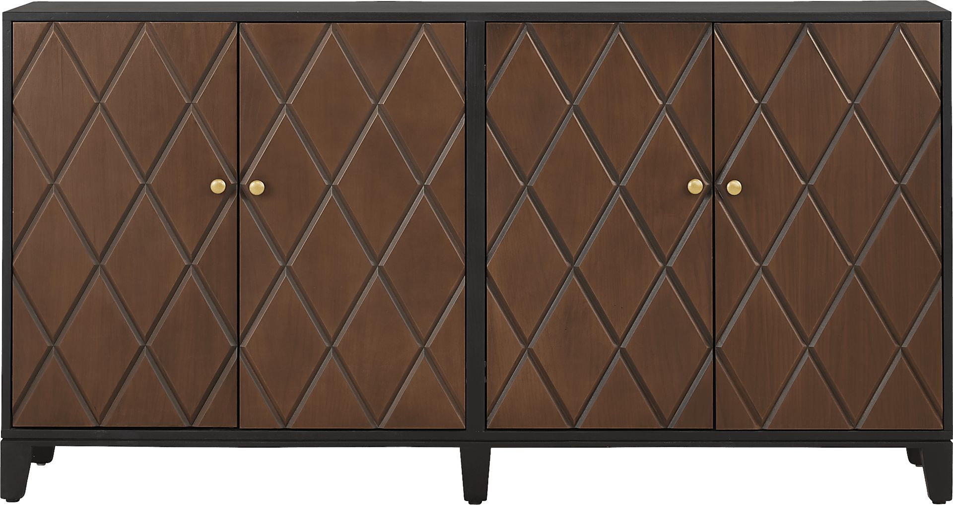 Vance Black 70 in. Cabinet - Image 1