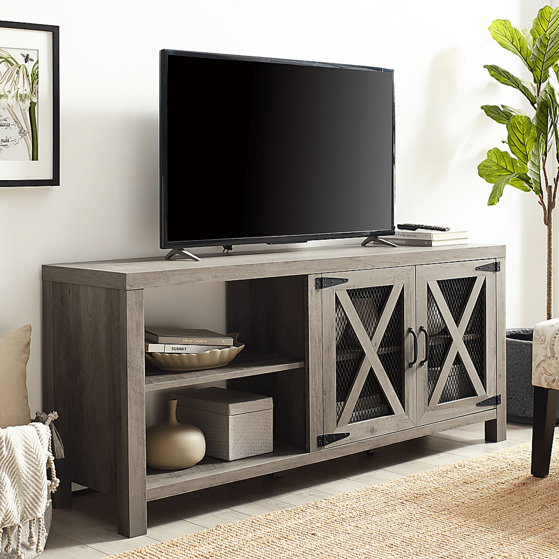 Vandorn Gray 58 in. Console - Image 4