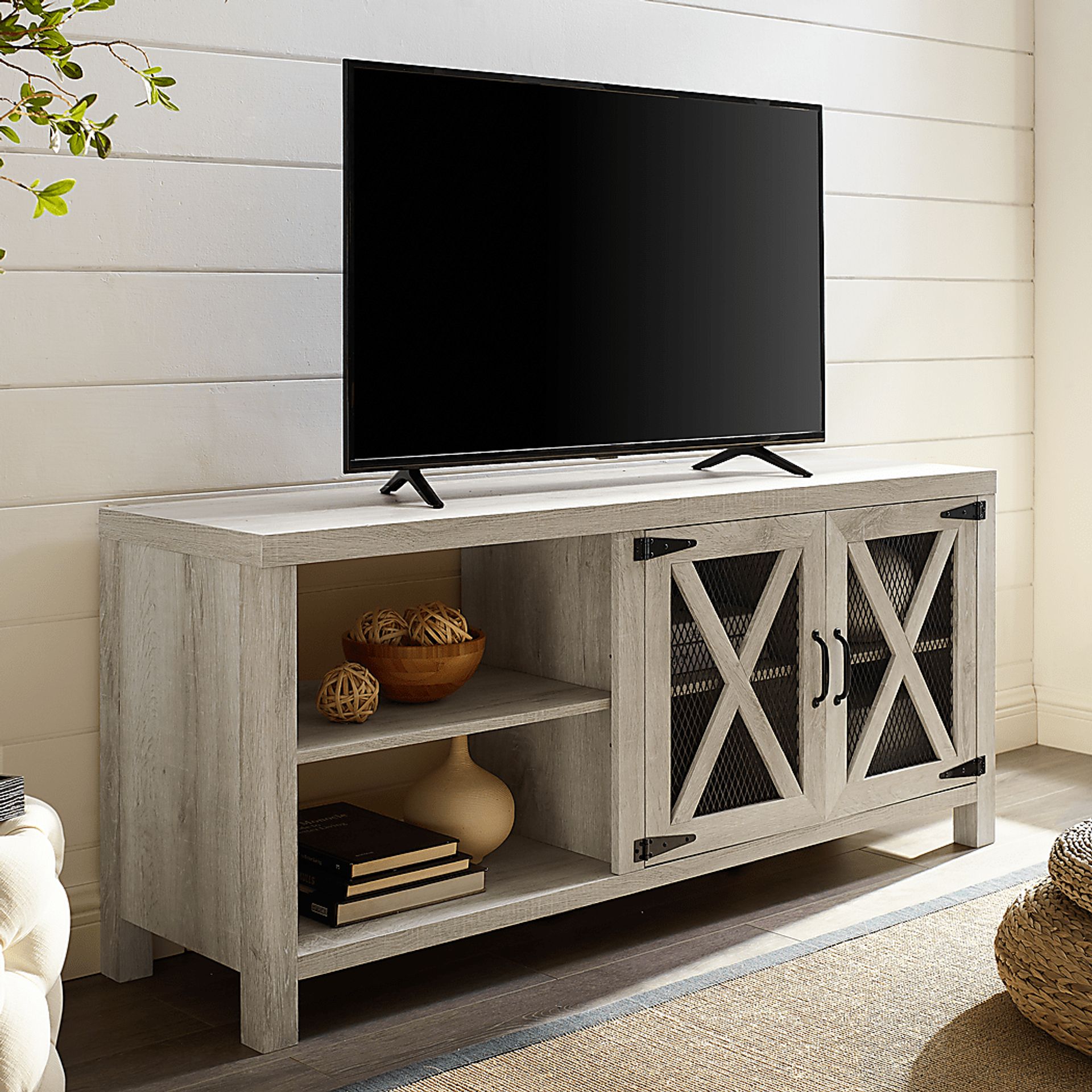 Vandorn White 58 in. Console - Image 4