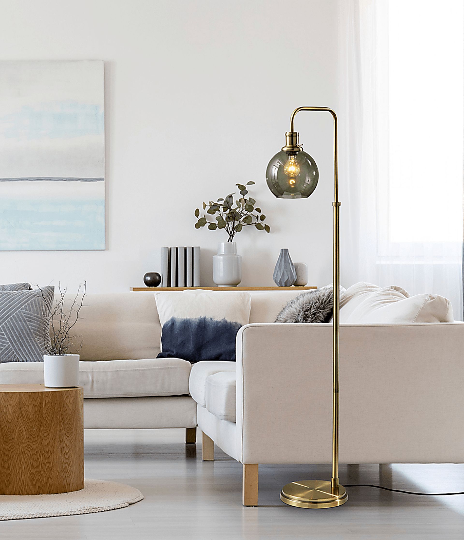 Vanelle Gold Floor Lamp - Image 2