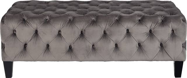 Vanessa Gray Cocktail Ottoman - Thumbnail - Image 1