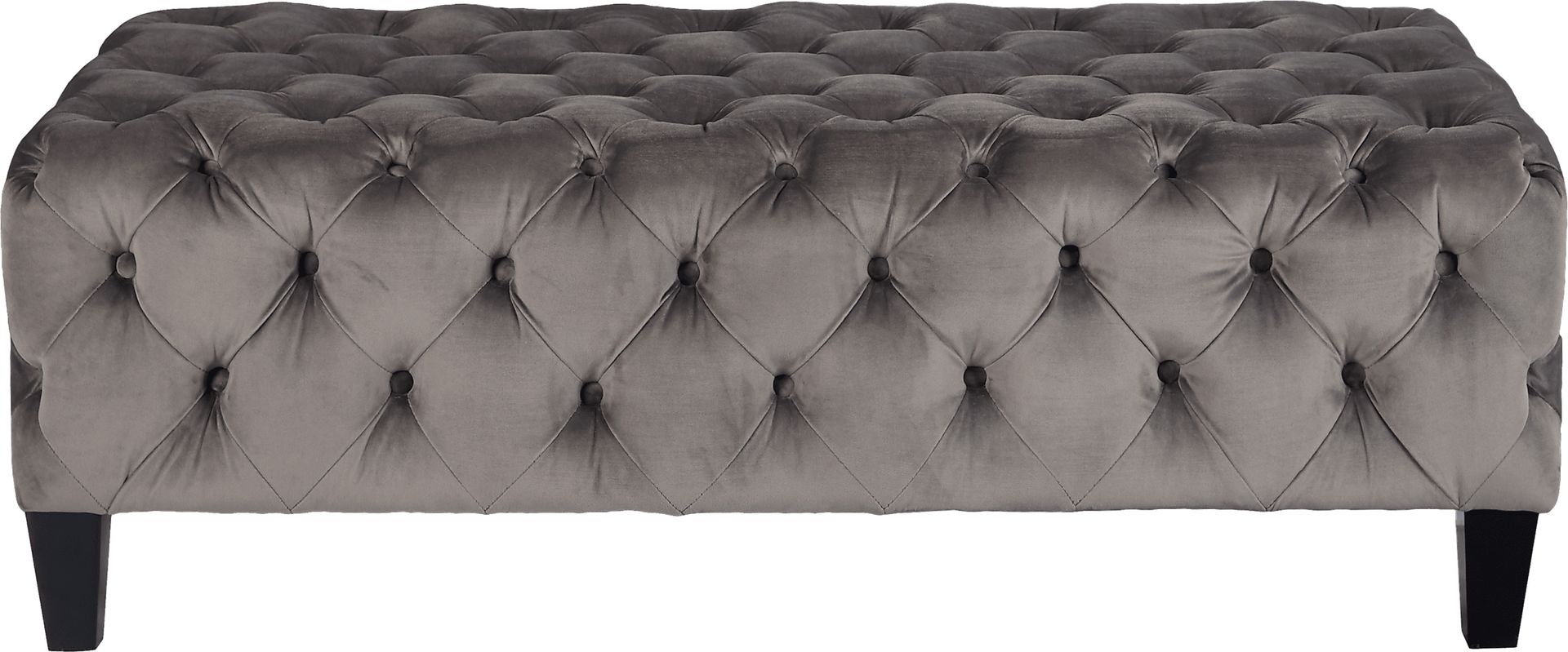 Vanessa Gray Cocktail Ottoman - Image 1
