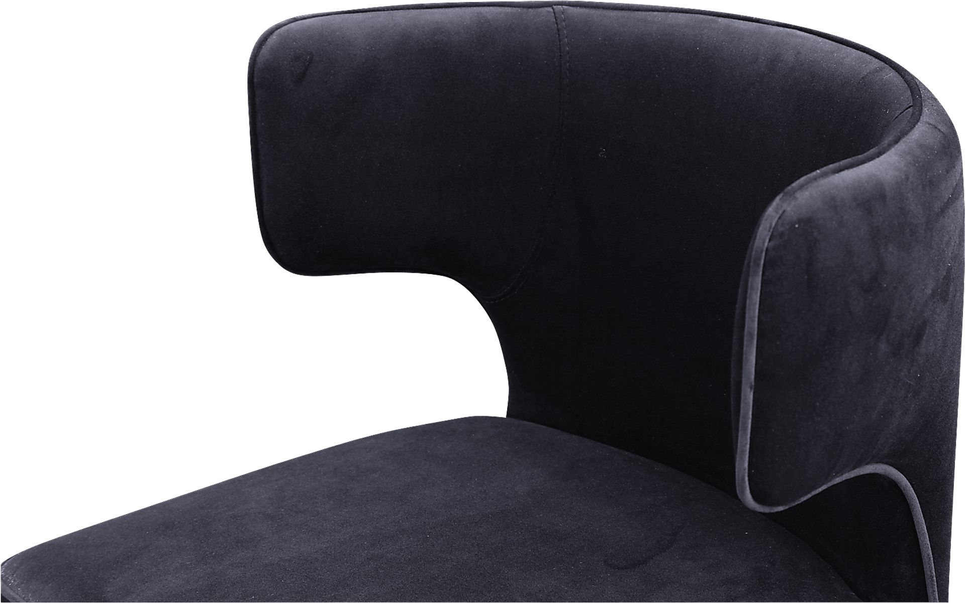 Vanette Black Side Chair - Image 4
