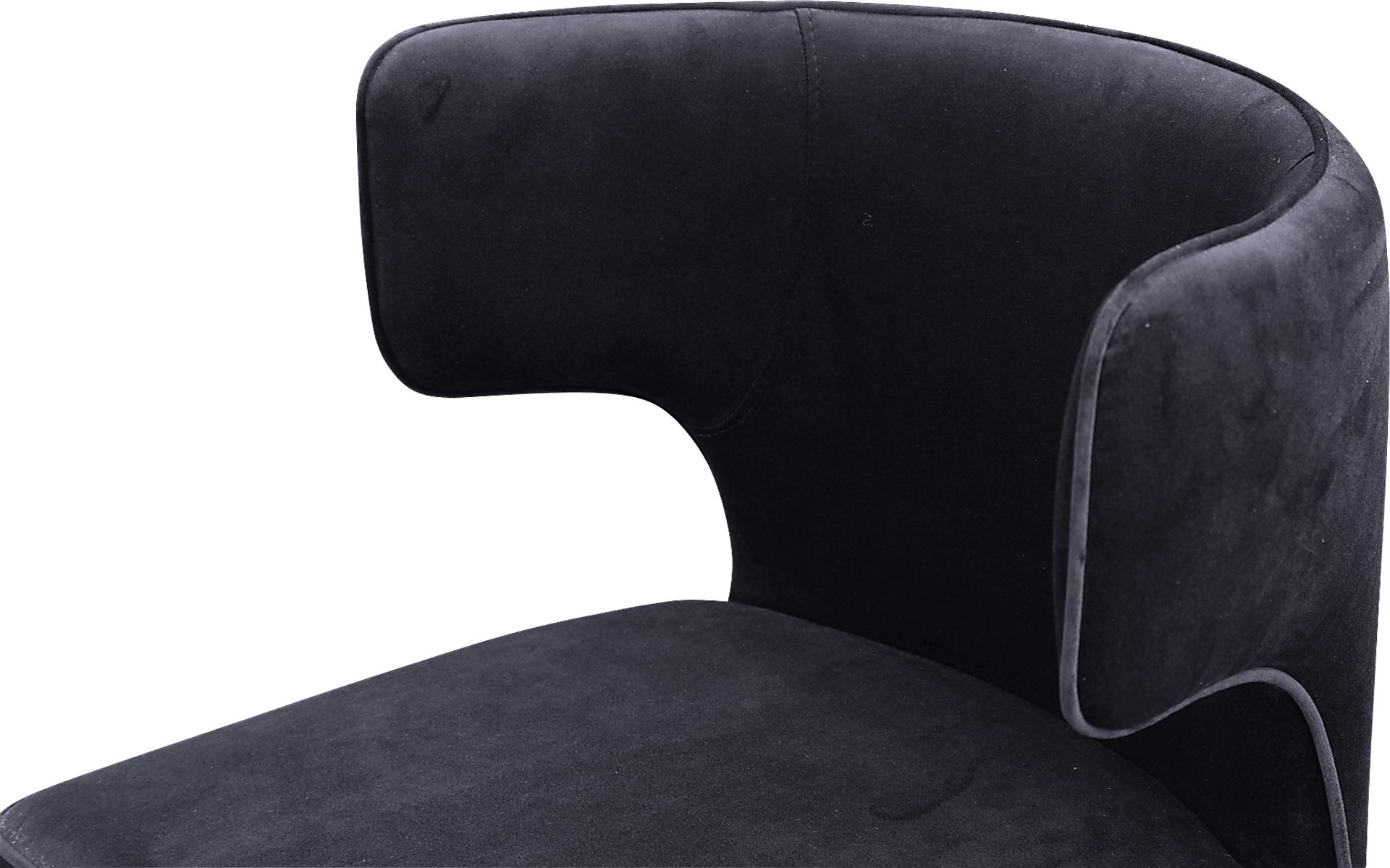 Vanette Black Side Chair - Image 5