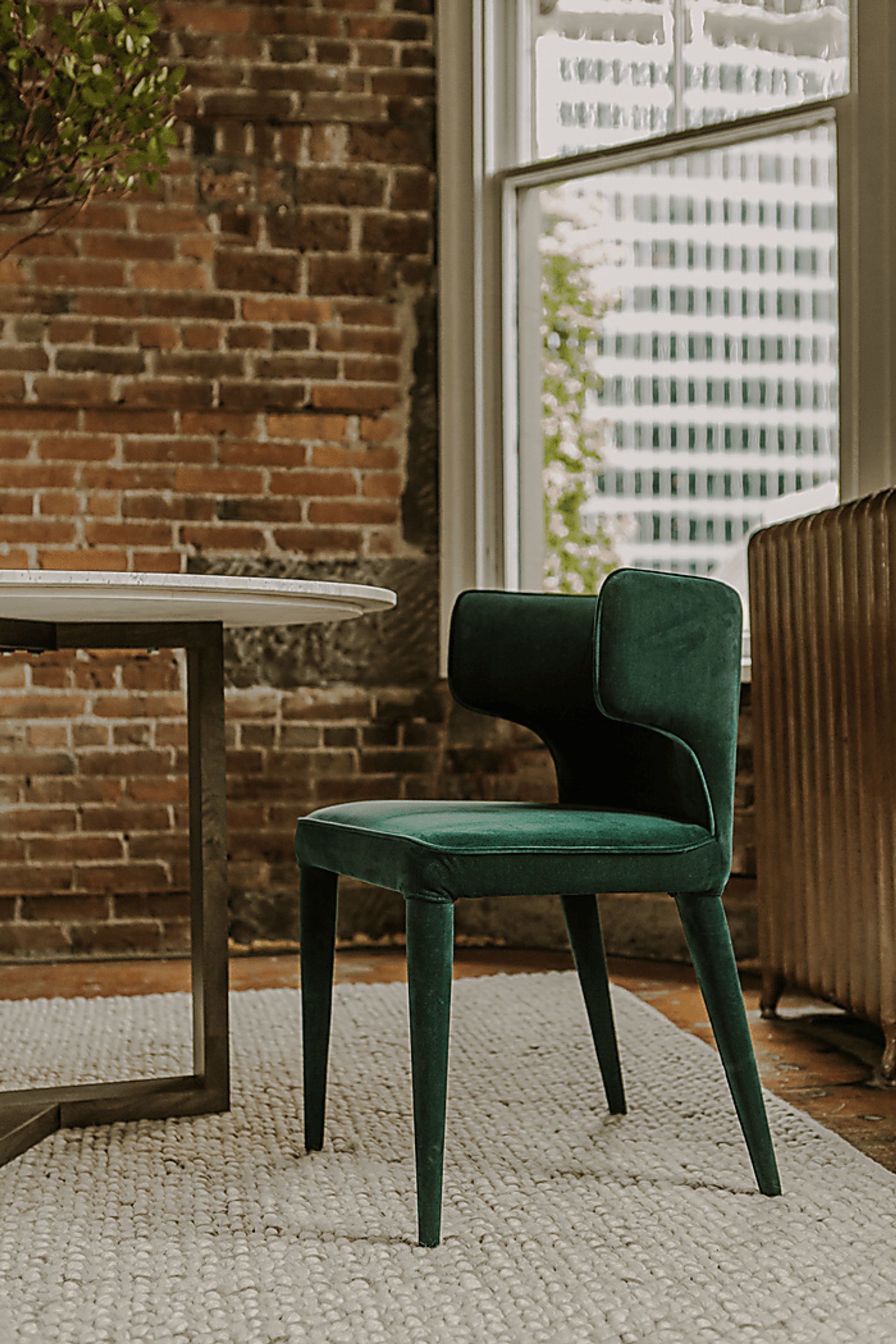 Vanette Green Dining Chair - Image 7
