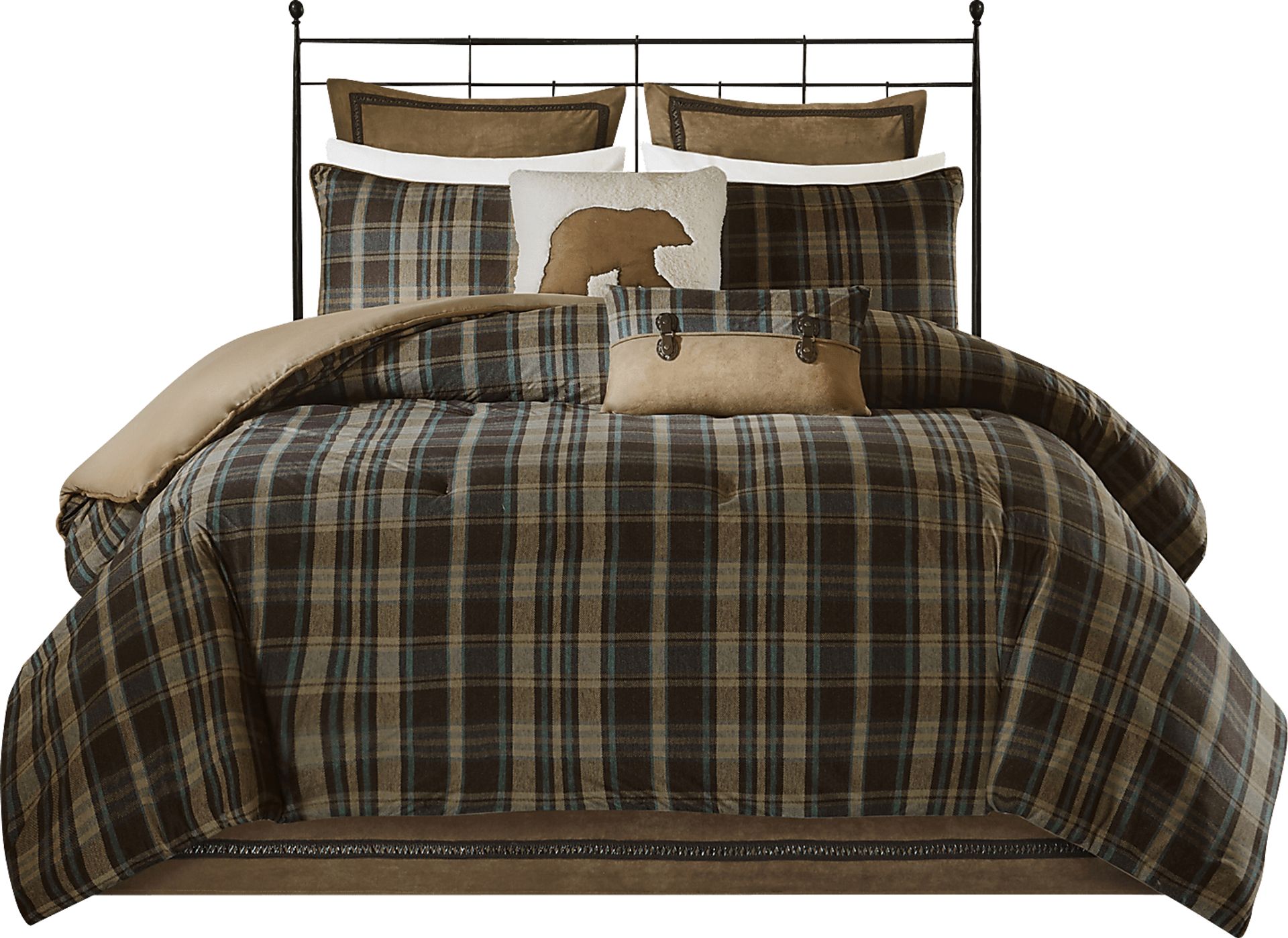 Vangie Multi King Comforter Set - Image 7