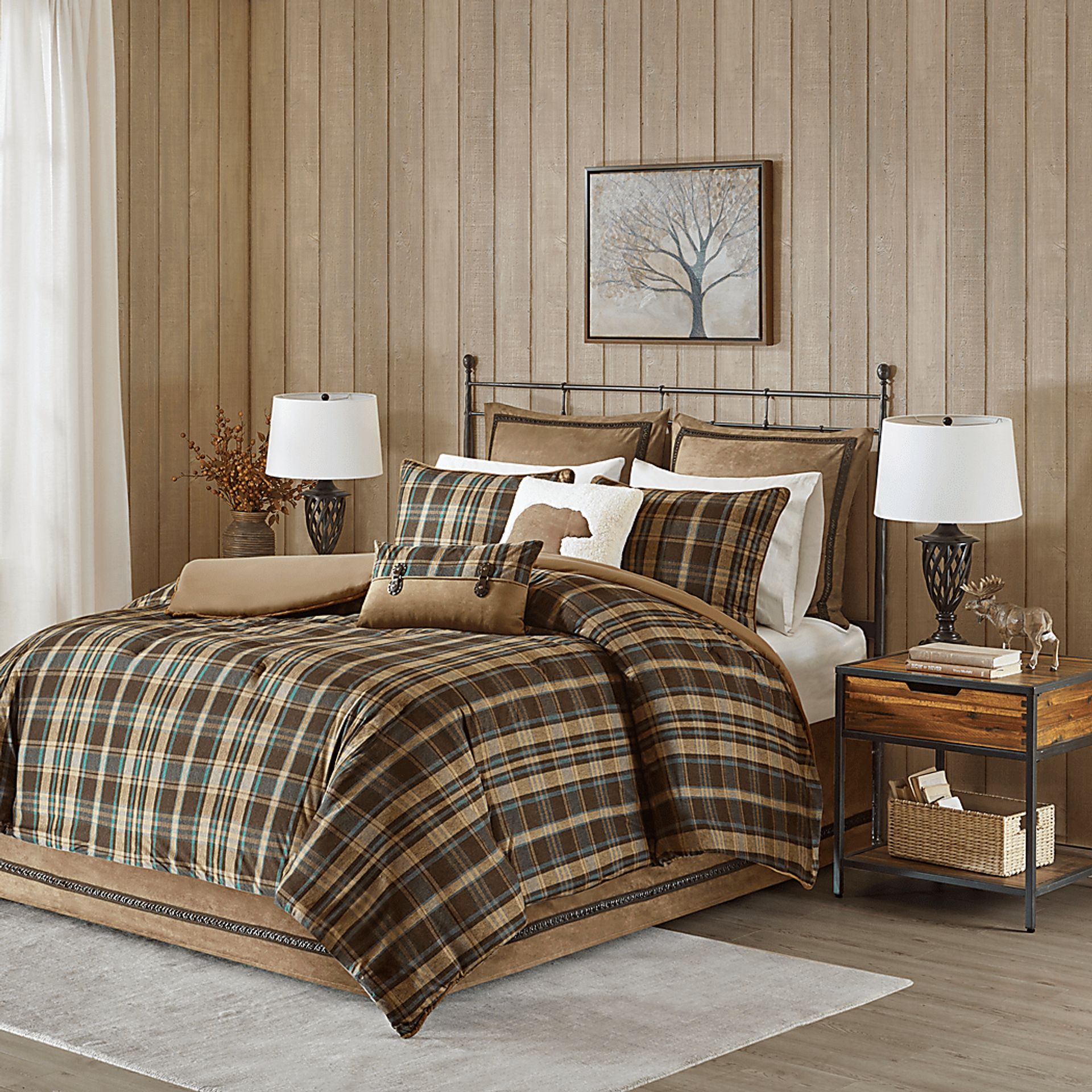 Vangie Multi King Comforter Set - Image 1