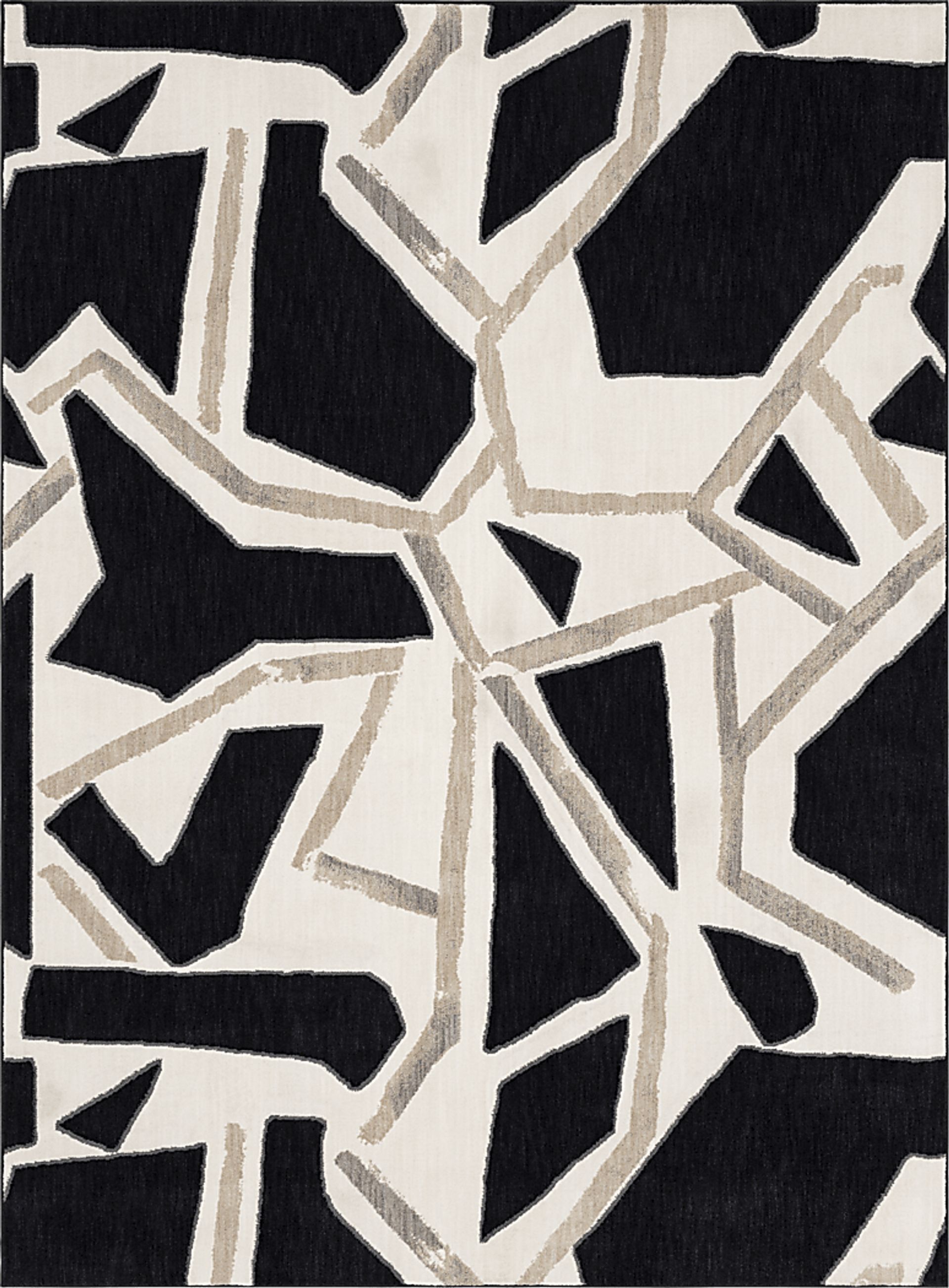 Stacy Garcia Vanita Black 5'3 x 7'10 Rug - Image 1