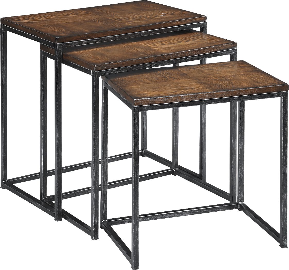 Vanler Cherry Nesting Tables Rooms To Go