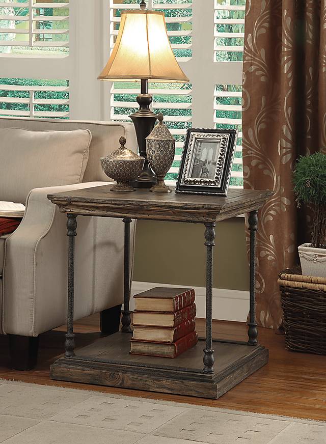 Vanosdale Brown End Table - Thumbnail - Image 3