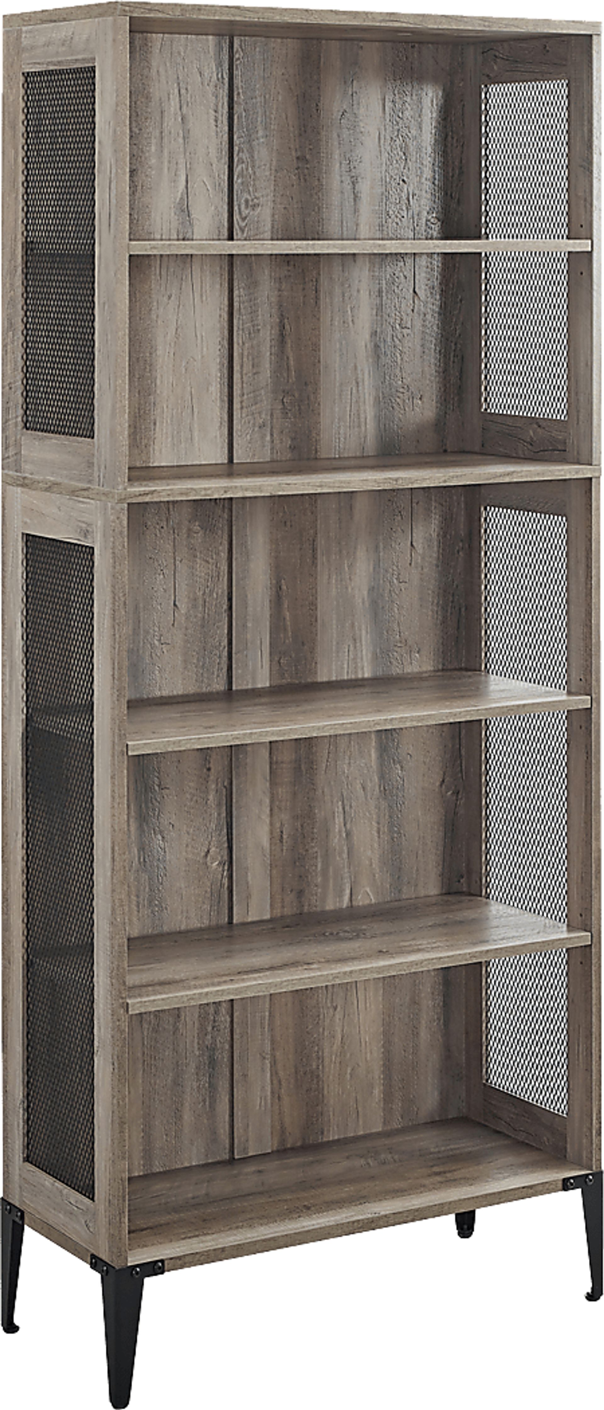 Vardall Gray Bookcase - Image 1