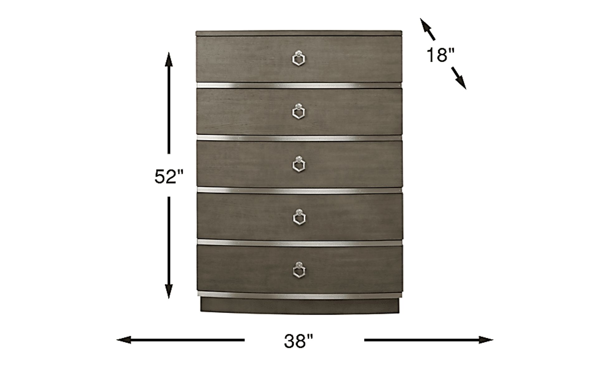 Dimension Image. Please refer to the Dimension Tab on this page for dimension details.