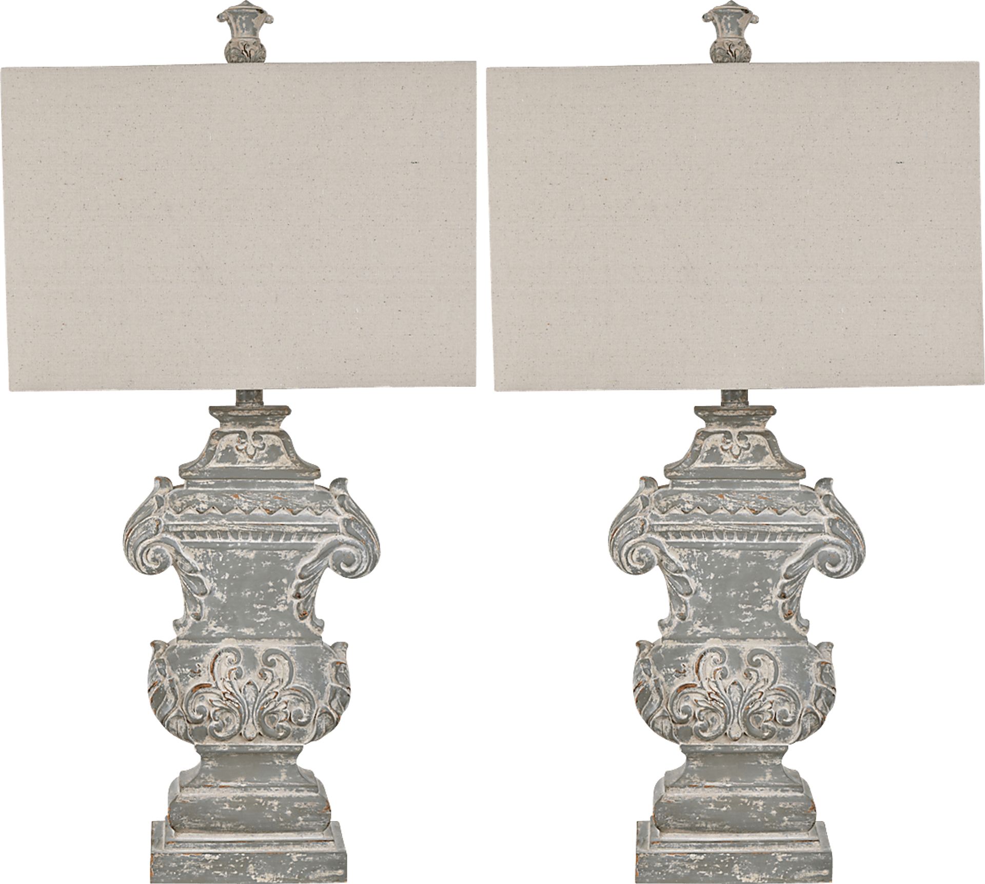 Varennes Sea Gray Table Lamps, Set of 2 - Image 1