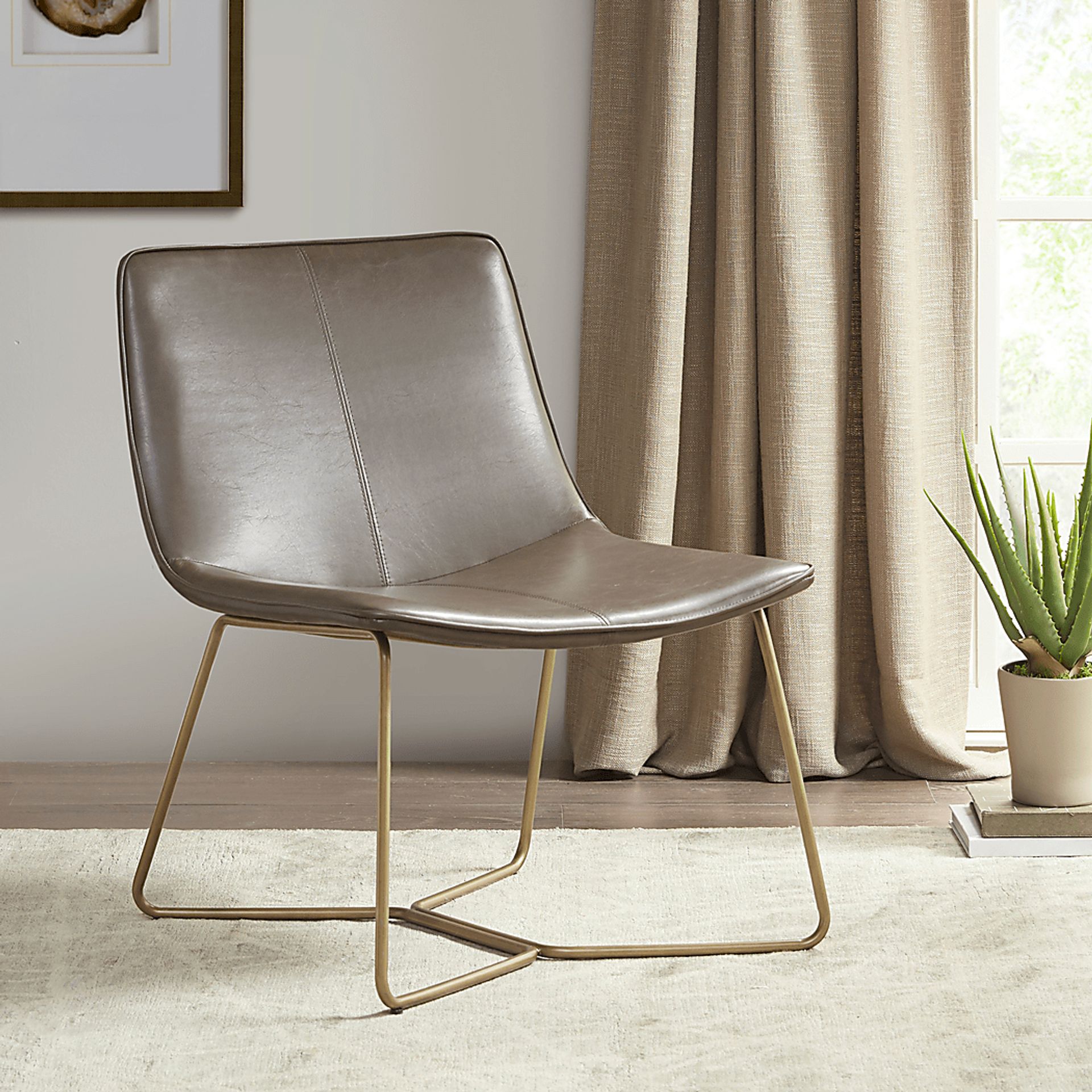Varet Brown Accent Chair - Image 7