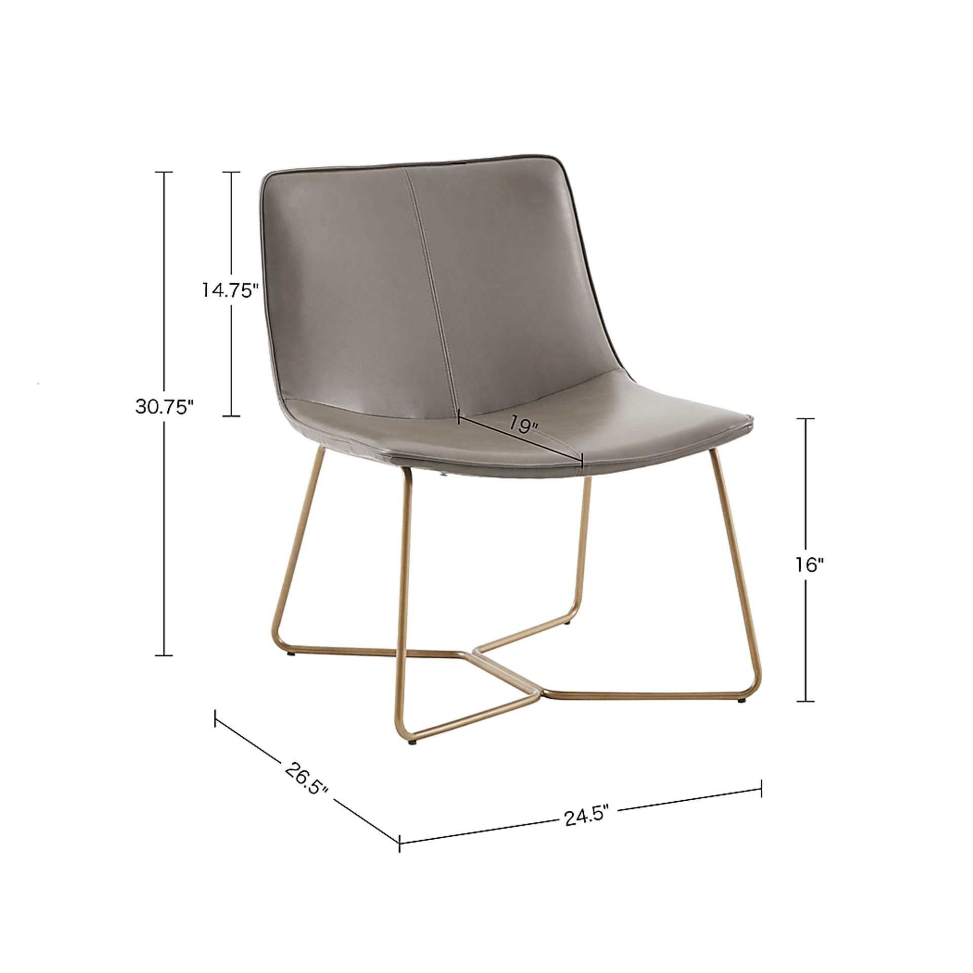 Varet Brown Accent Chair - Image 9