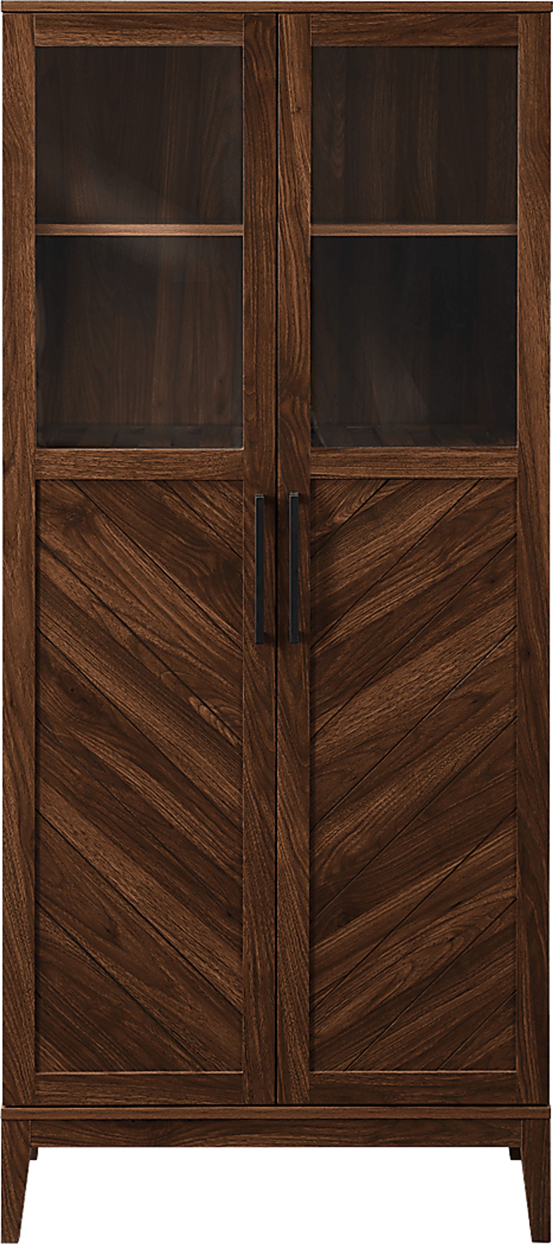Vargon Walnut China Cabinet - Image 4