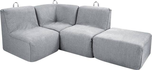 Varian Tween Gray Sectional - Thumbnail - Image 1