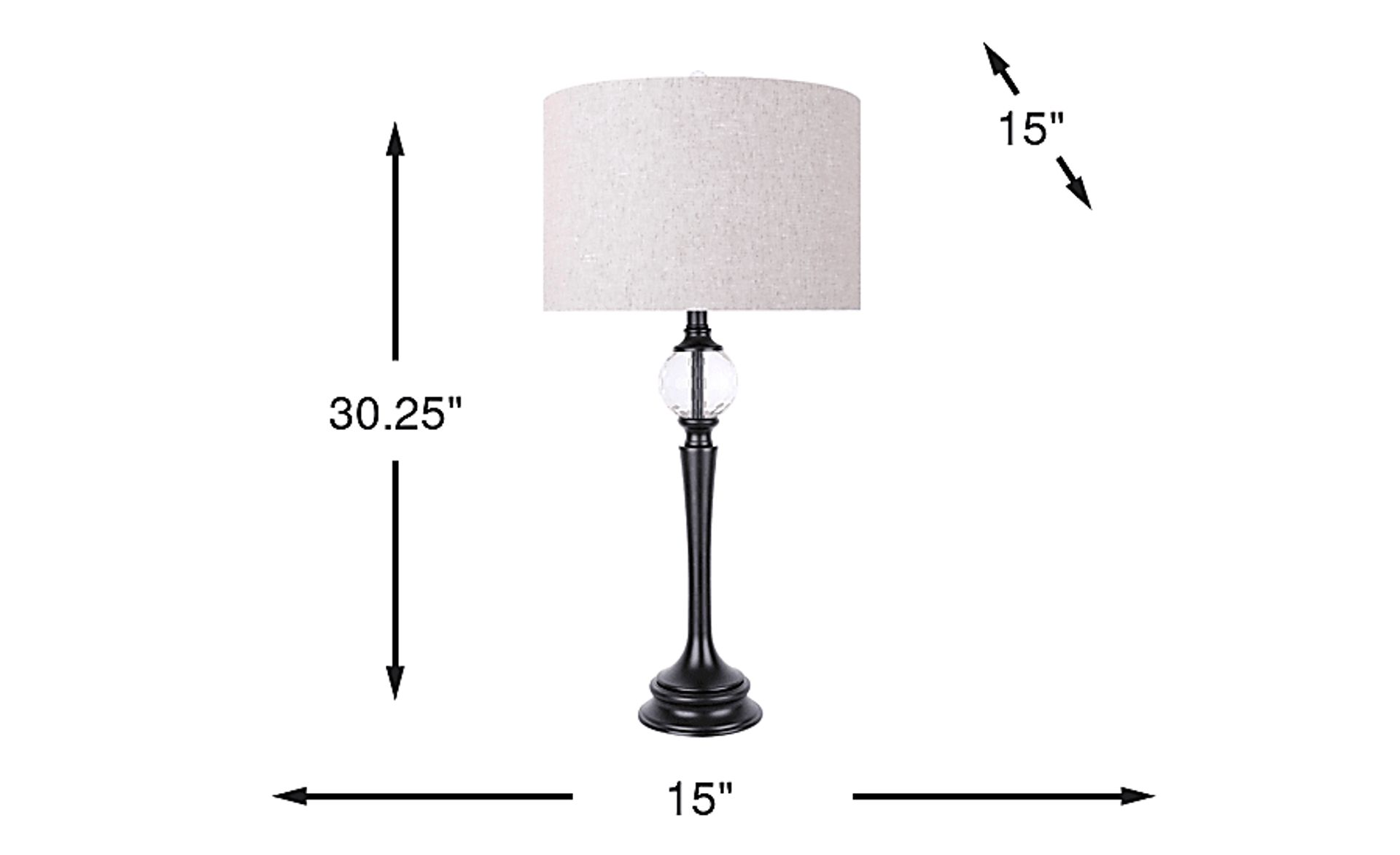 Dimension Image. Please refer to the Dimension Tab on this page for dimension details.