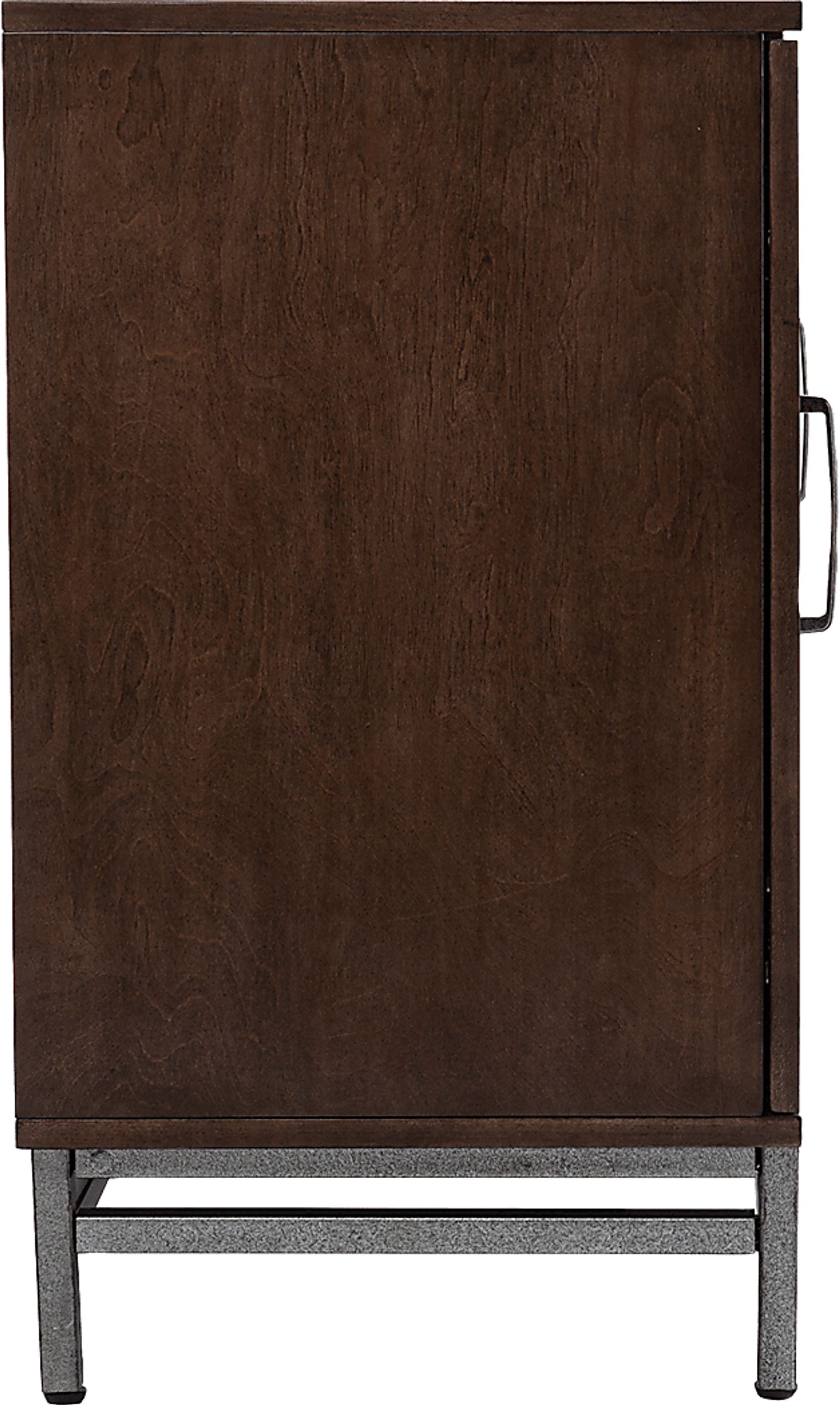 Varlet IV Brown 60 in. Console With Touch Panel Electric Log Fireplace - Image 4