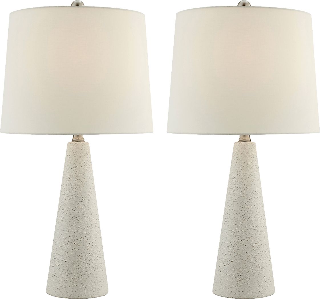 Varn Lane White Table Lamps, Set of 2