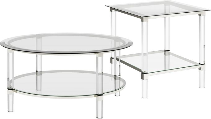 Varna Silver 2 Pc Table Set